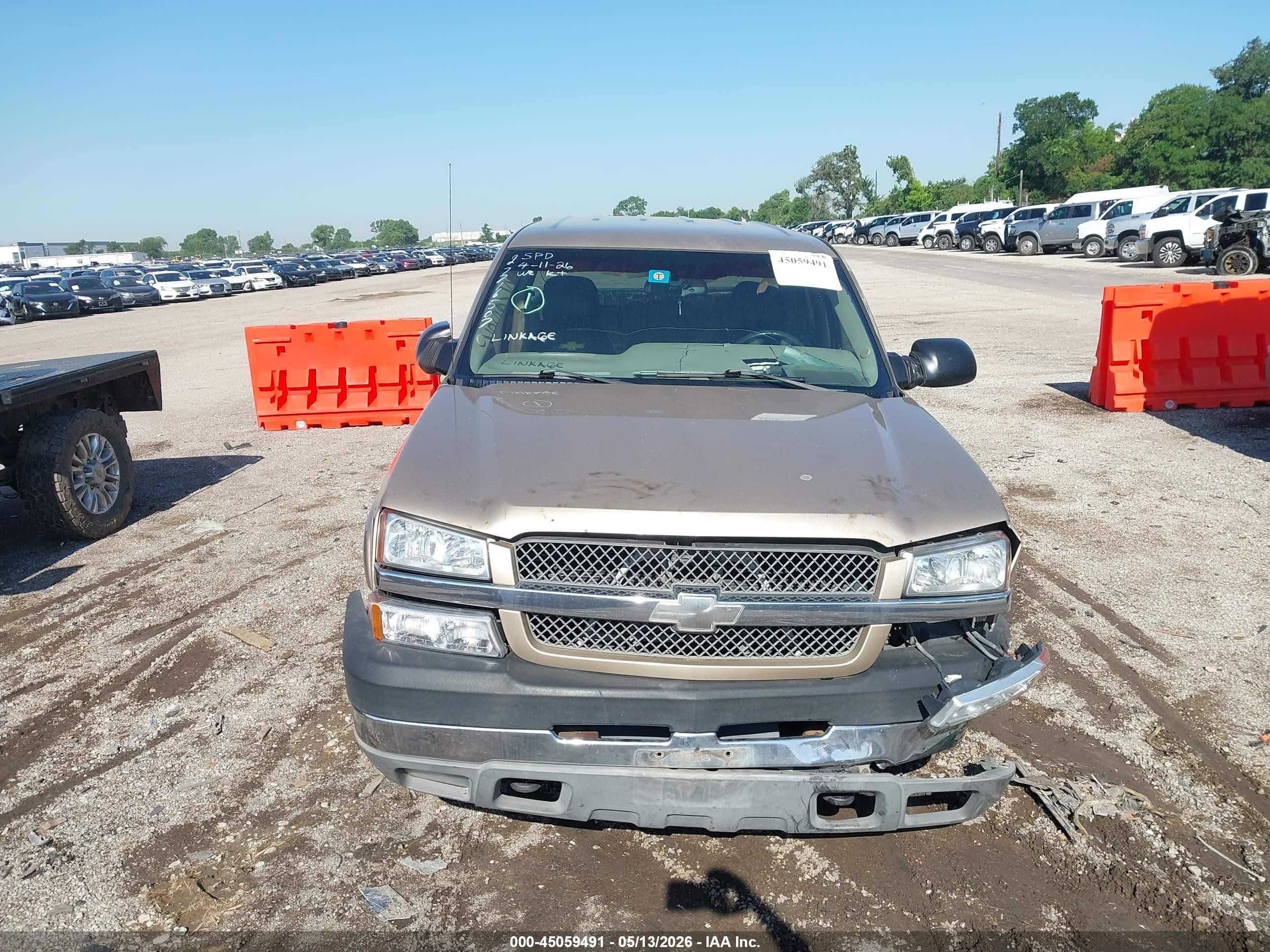 2004 Chevrolet Silverado 2500hd Ls Tan vin: 1GCHK23164F112477