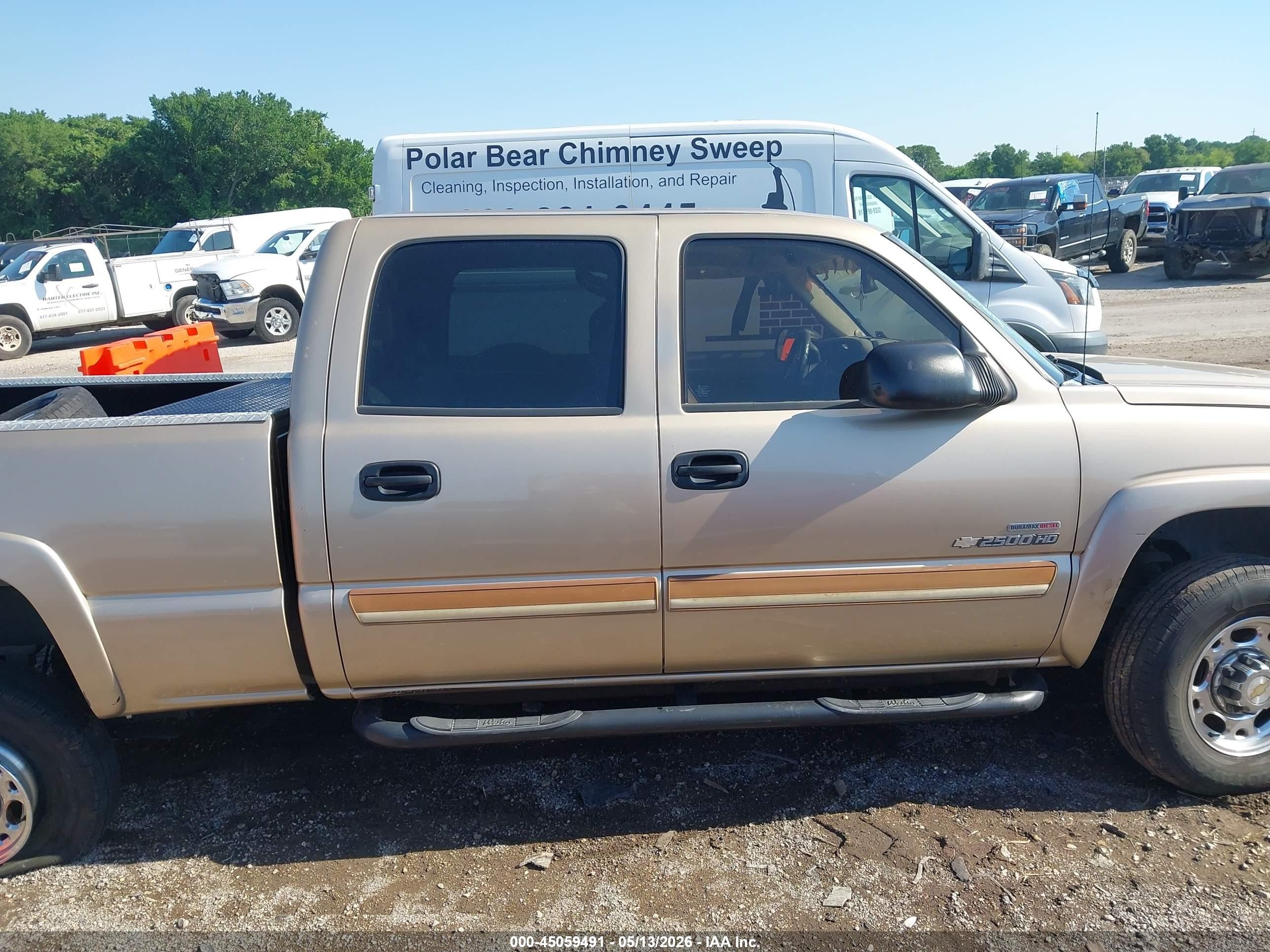 2004 Chevrolet Silverado 2500hd Ls Tan vin: 1GCHK23164F112477