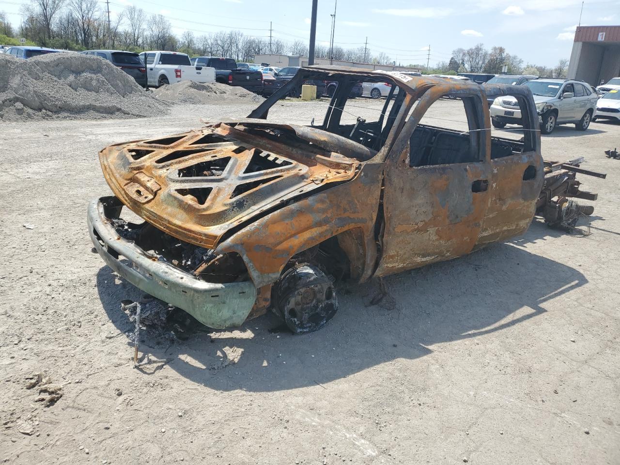 2002 Chevrolet Silverado K2500 Heavy Duty Пожар vin: 1GCHK23172F201519