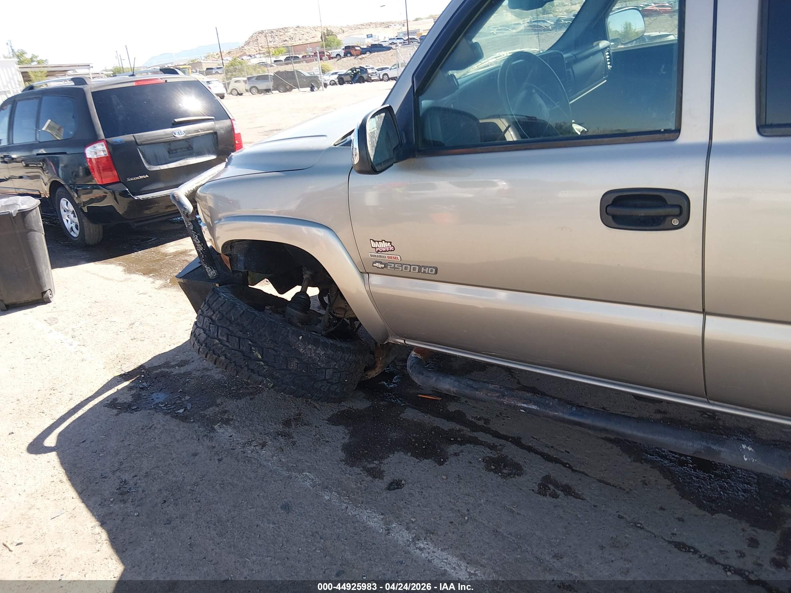 2002 Chevrolet Silverado 2500hd Lt Gray vin: 1GCHK23172F209913