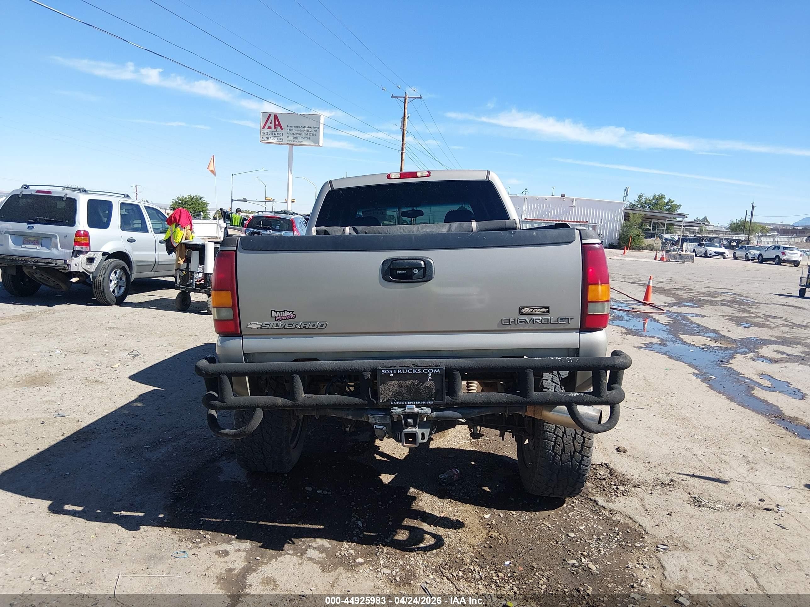 2002 Chevrolet Silverado 2500hd Lt Gray vin: 1GCHK23172F209913