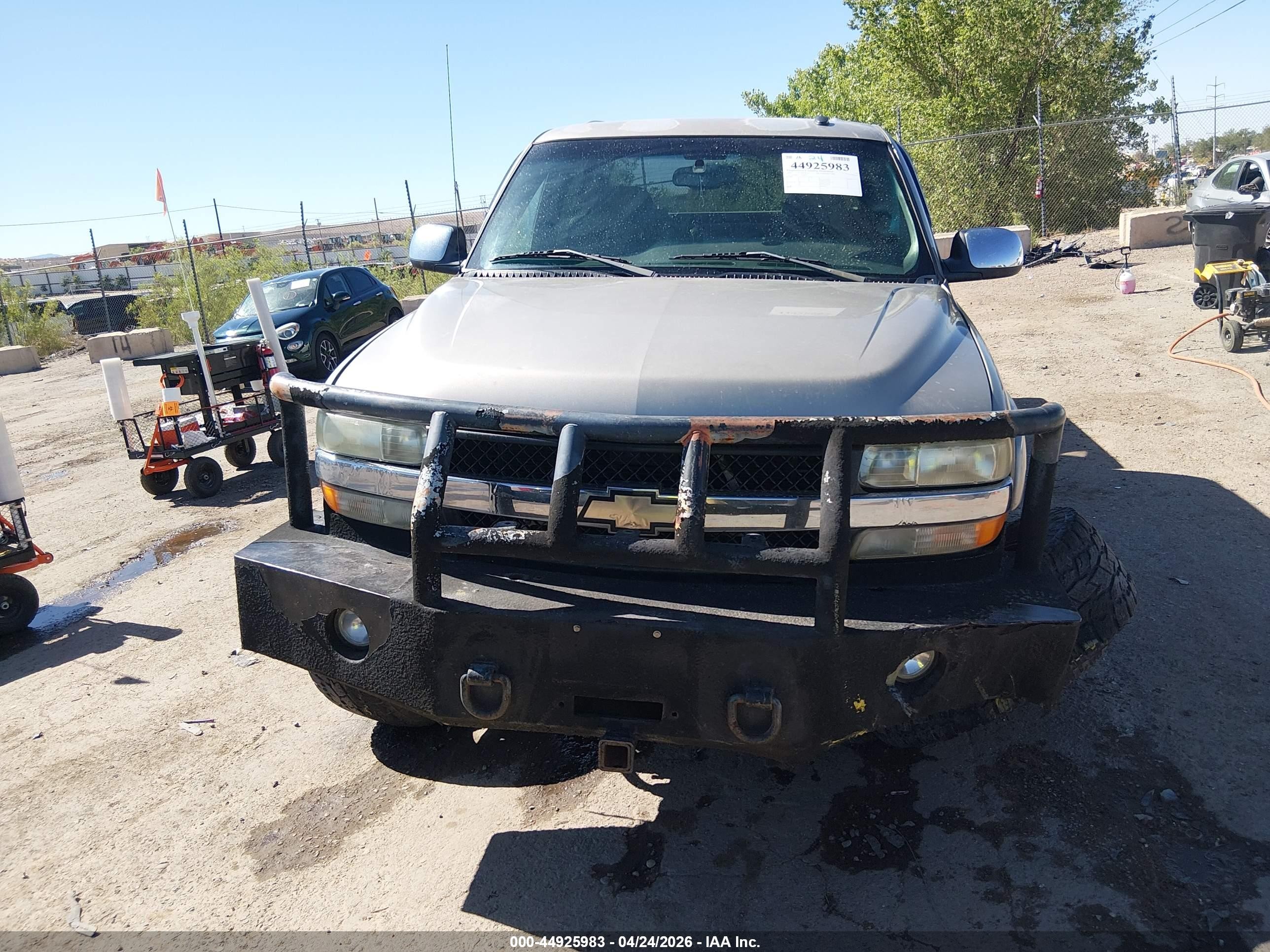 2002 Chevrolet Silverado 2500hd Lt Gray vin: 1GCHK23172F209913