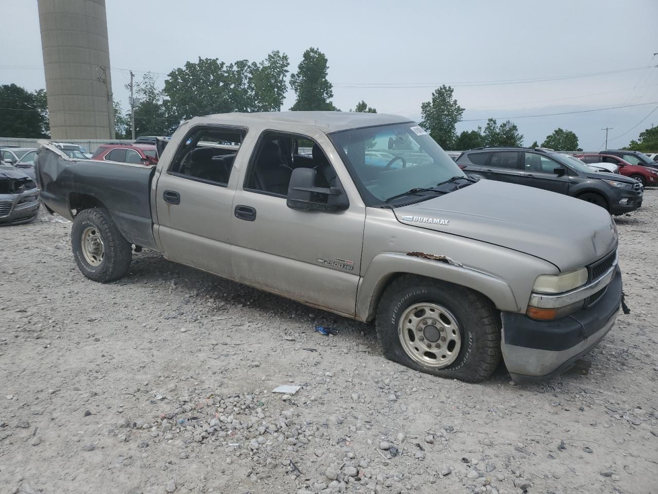 2002 Chevrolet Silverado K2500 Heavy Duty Silver vin: 1GCHK23182F141038