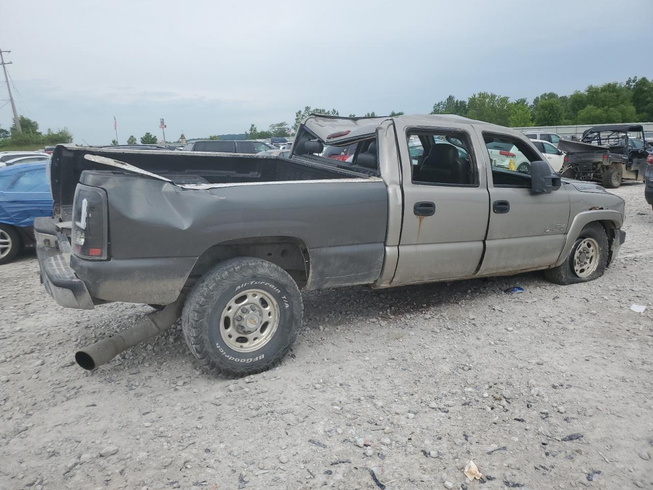 2002 Chevrolet Silverado K2500 Heavy Duty Silver vin: 1GCHK23182F141038