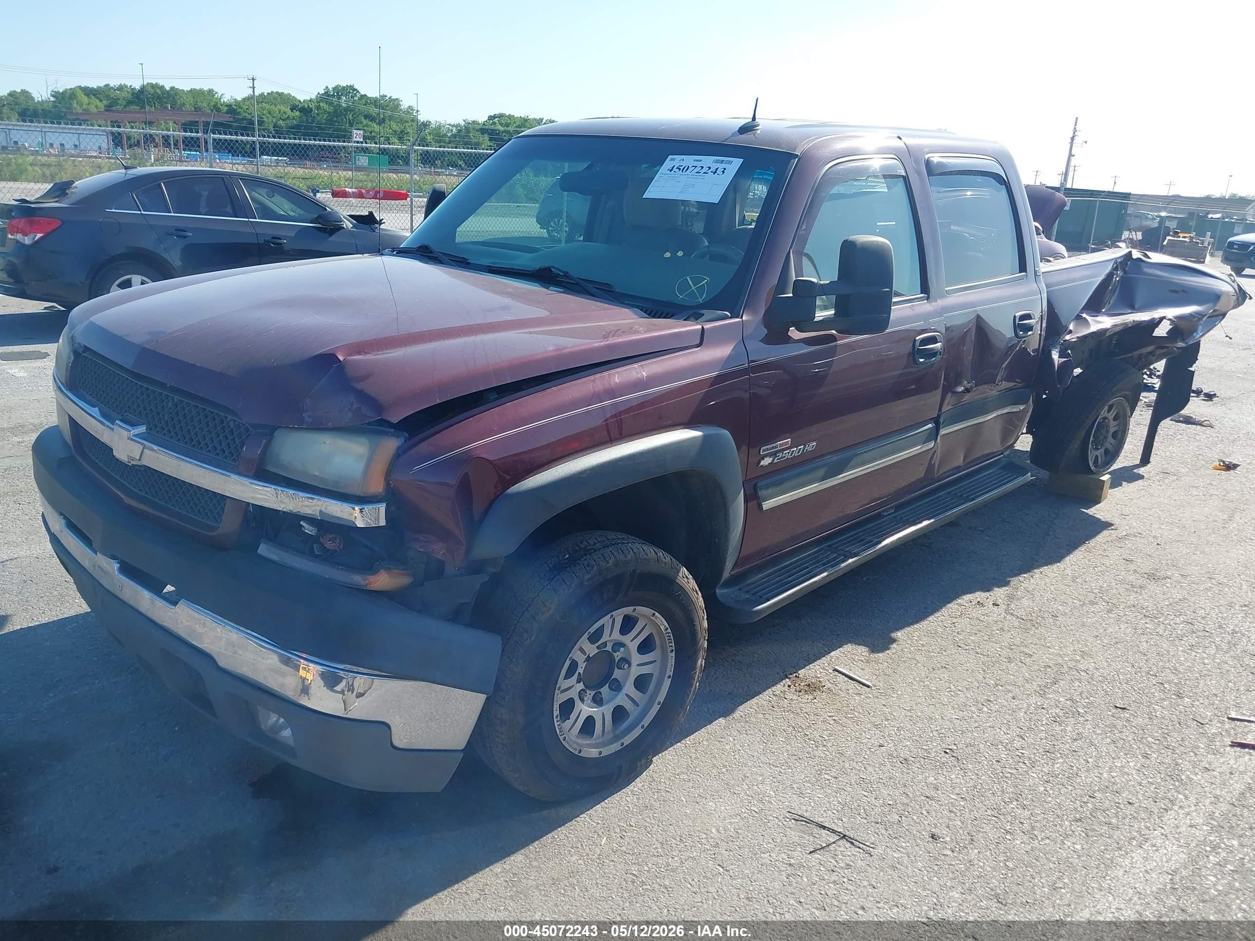 2003 Chevrolet Silverado 2500hd Lt Красный vin: 1GCHK23183F187373