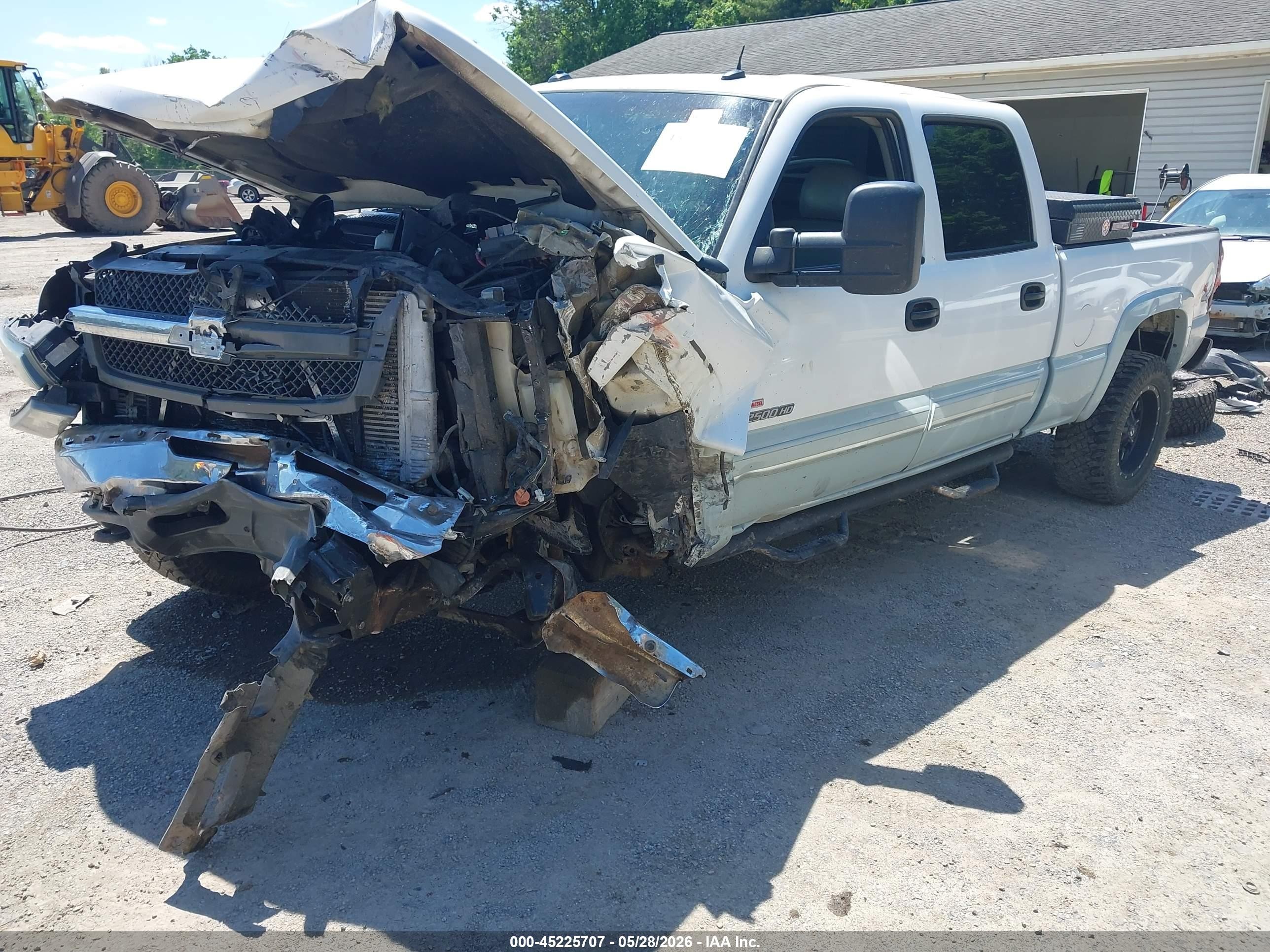 2003 Chevrolet Silverado 2500hd Lt White vin: 1GCHK23183F254294