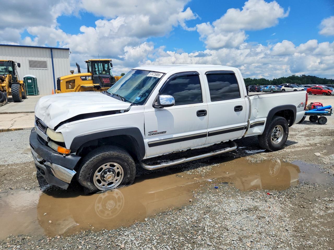 2002 Chevrolet Silverado K2500 Heavy Duty White vin: 1GCHK23192F104466
