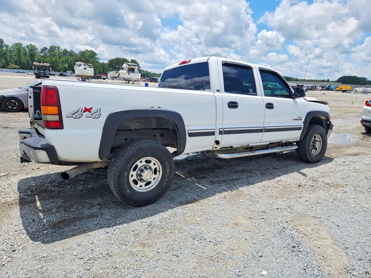 2002 Chevrolet Silverado K2500 Heavy Duty White vin: 1GCHK23192F104466