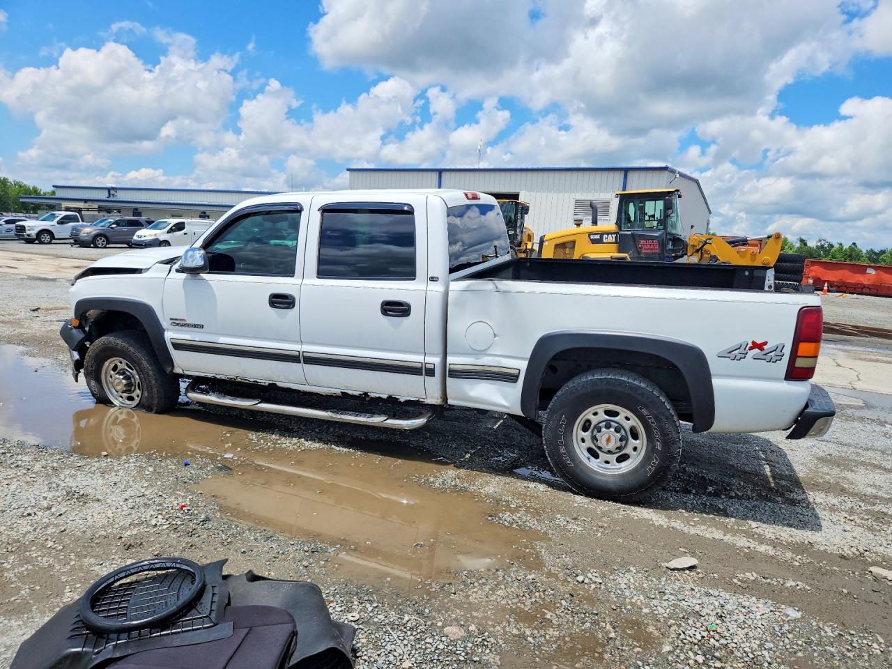 2002 Chevrolet Silverado K2500 Heavy Duty White vin: 1GCHK23192F104466