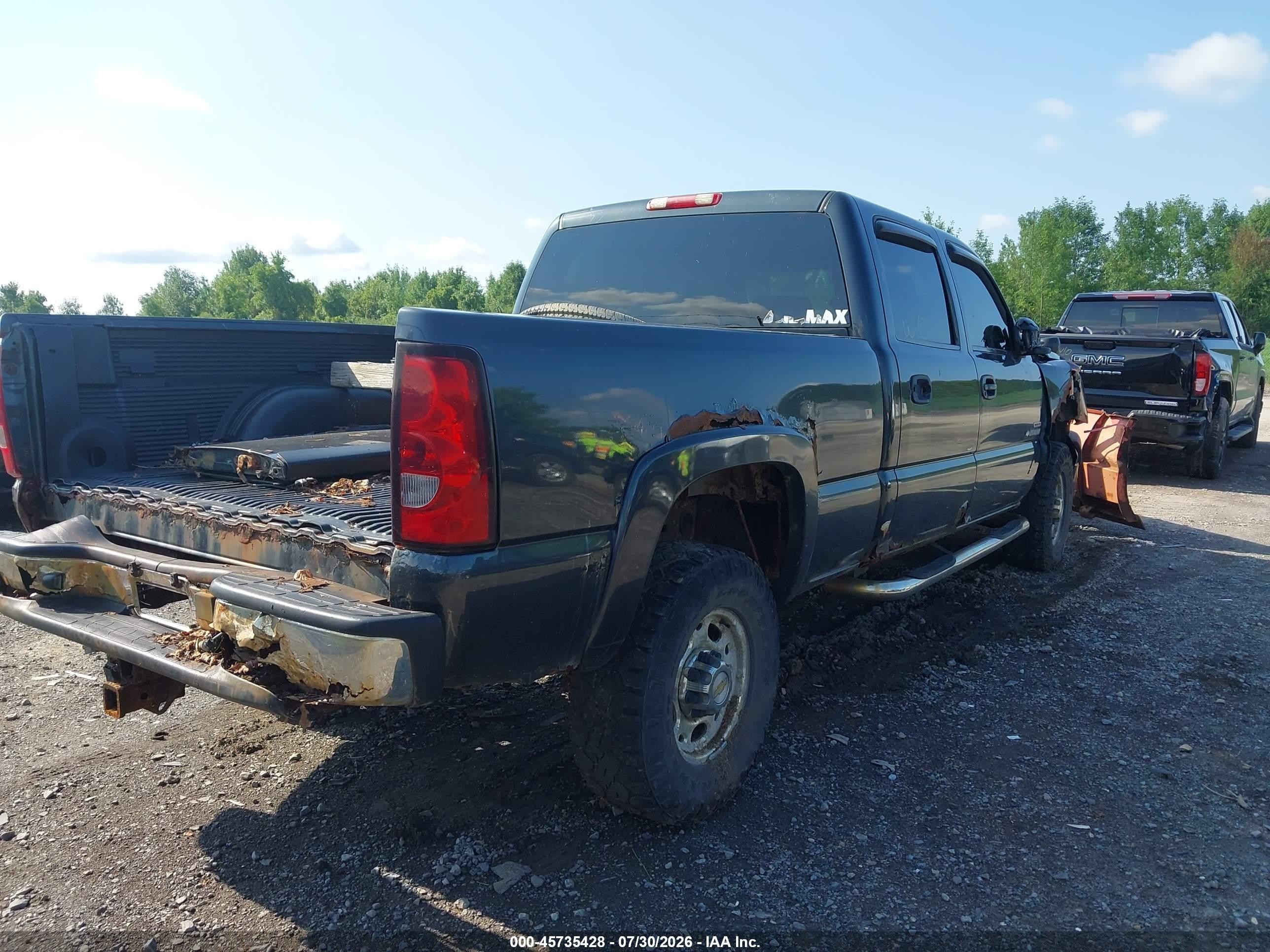 2003 Chevrolet Silverado 2500hd Ls Gray vin: 1GCHK23193F135363