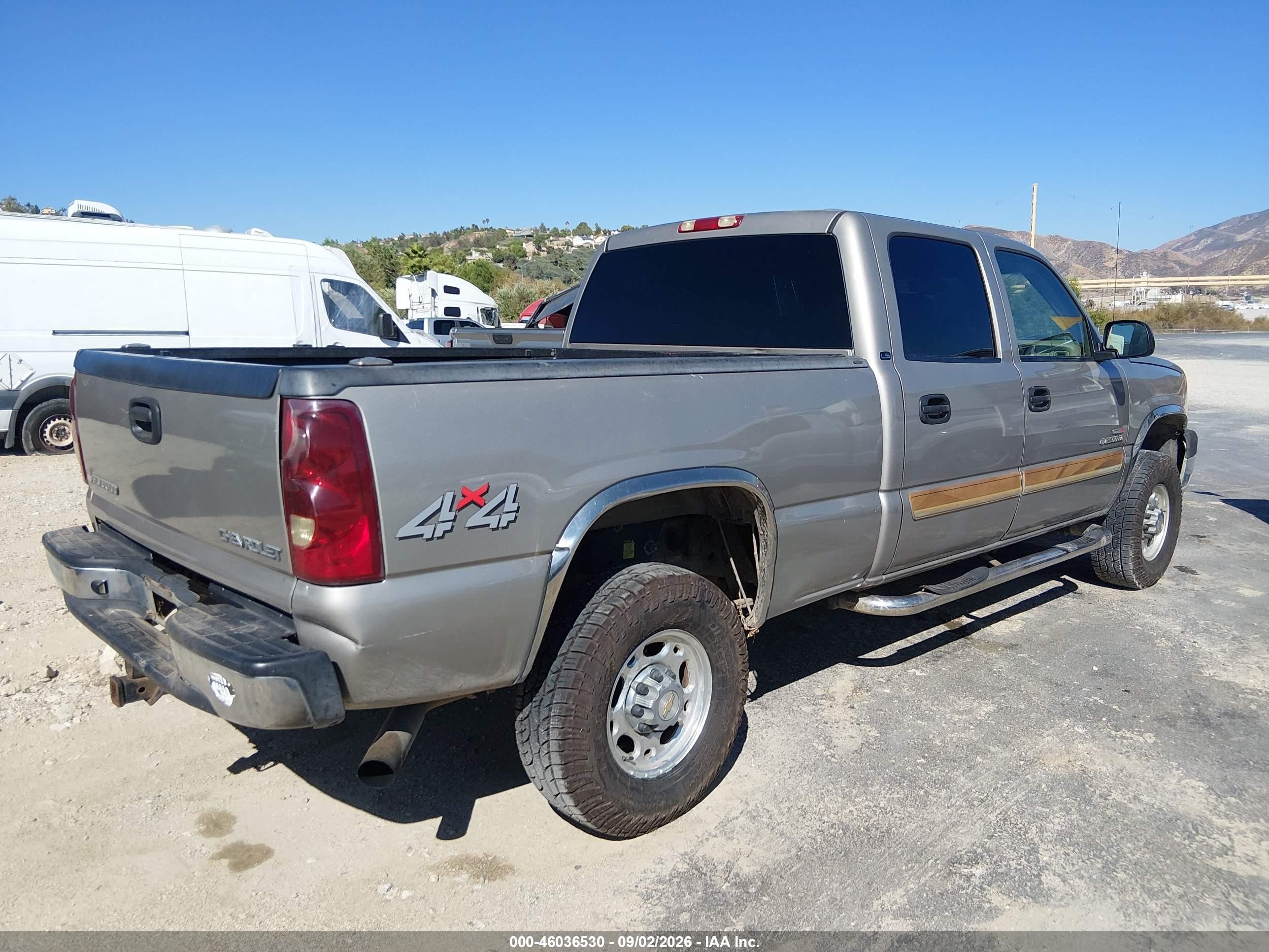2003 Chevrolet Silverado 2500hd Ls Beige vin: 1GCHK23193F159212
