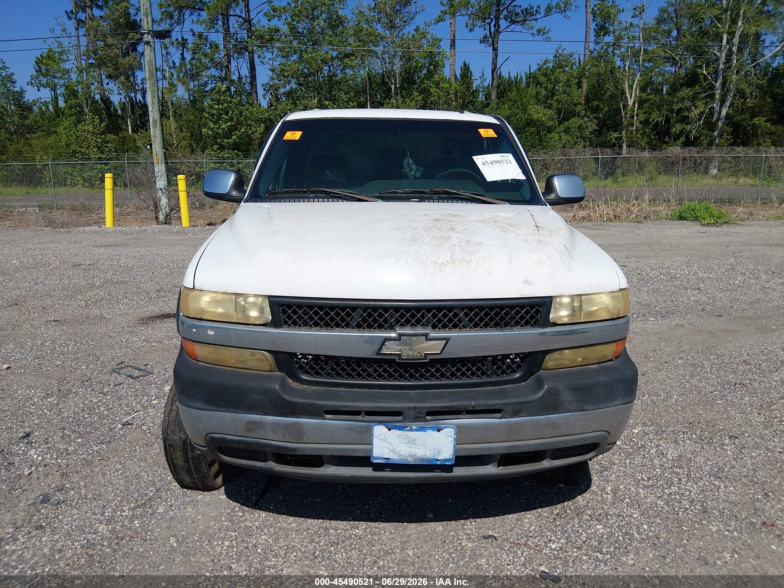 2002 Chevrolet Silverado 2500hd Lt White vin: 1GCHK231X2F183503