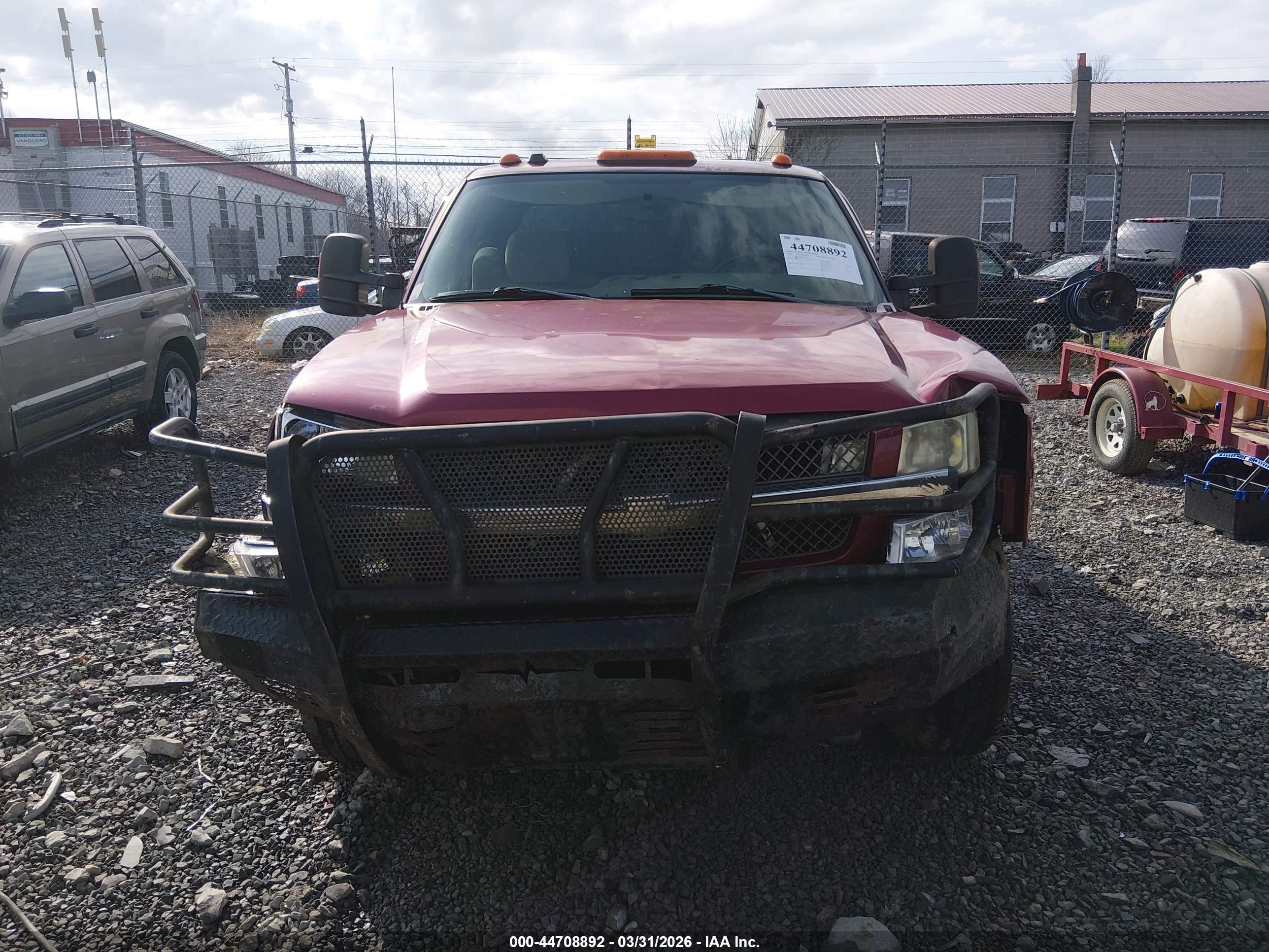 2004 Chevrolet Silverado 2500hd Ls Maroon vin: 1GCHK231X4F165425