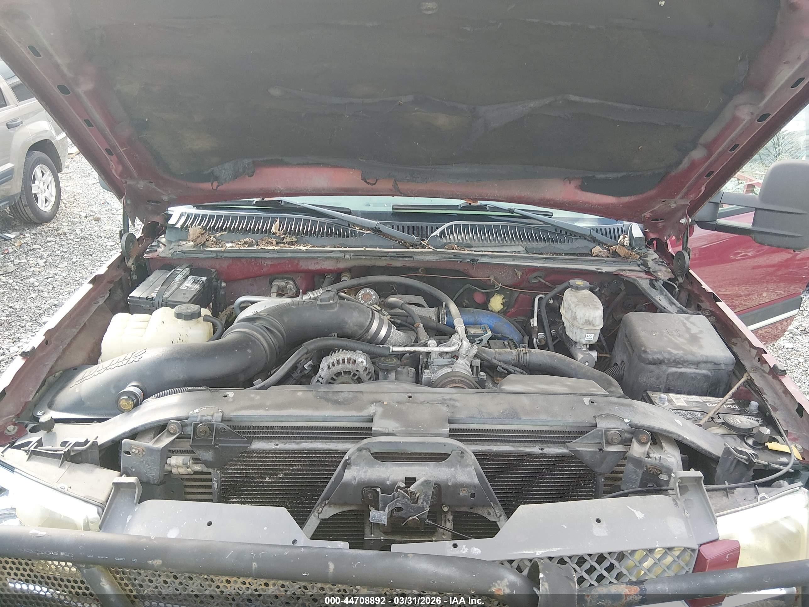 2004 Chevrolet Silverado 2500hd Ls Maroon vin: 1GCHK231X4F165425