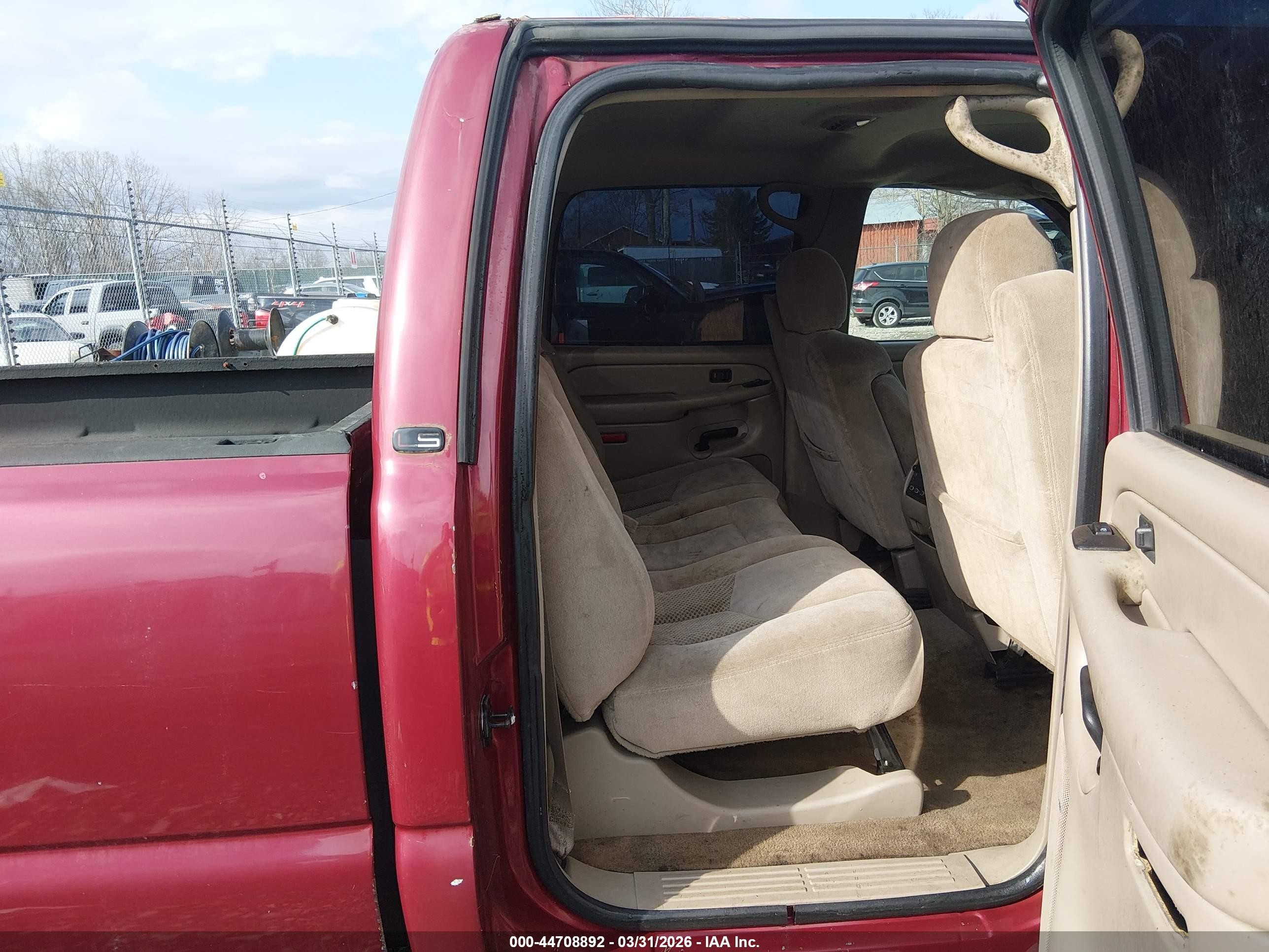 2004 Chevrolet Silverado 2500hd Ls Maroon vin: 1GCHK231X4F165425