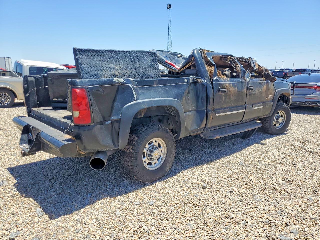 2004 Chevrolet Silverado K2500 Heavy Duty Black vin: 1GCHK23214F244684