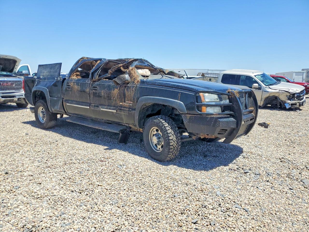 2004 Chevrolet Silverado K2500 Heavy Duty Black vin: 1GCHK23214F244684