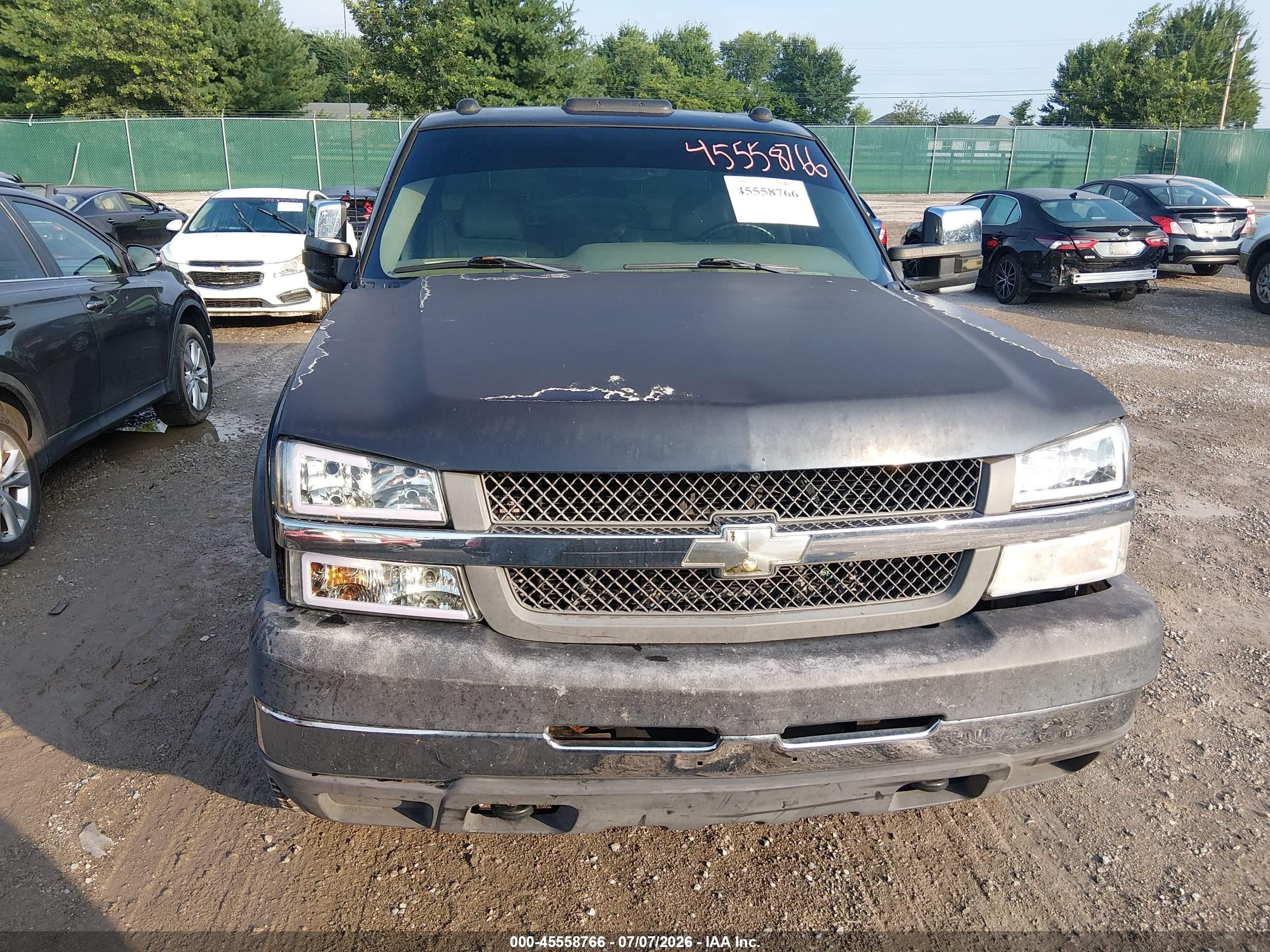 2005 Chevrolet Silverado 2500hd Ls Dark Blue vin: 1GCHK23215F970711