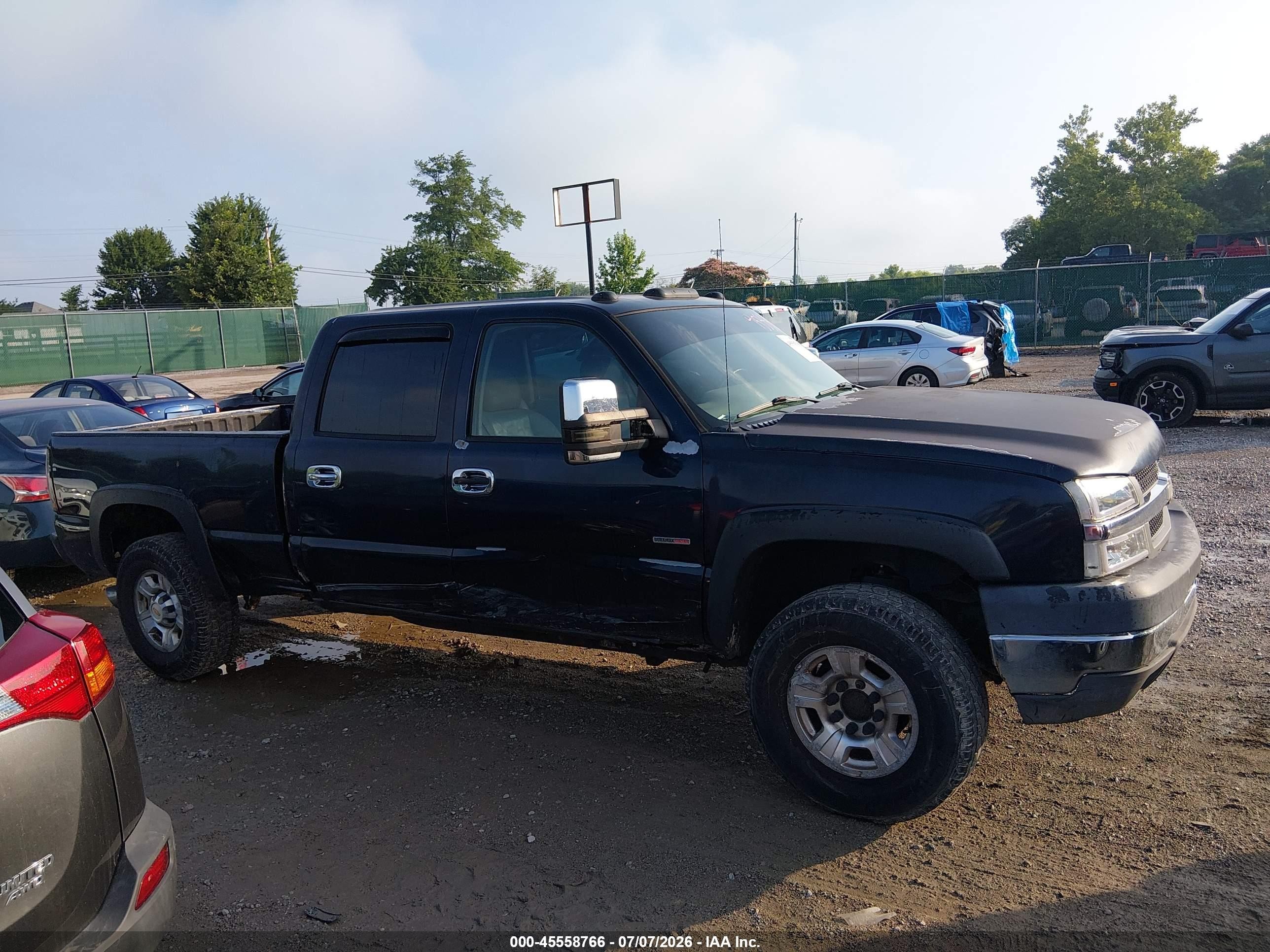 2005 Chevrolet Silverado 2500hd Ls Dark Blue vin: 1GCHK23215F970711