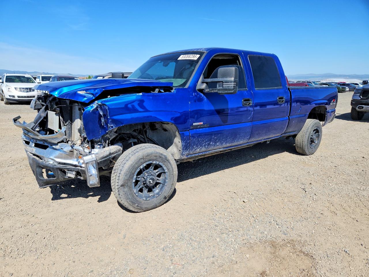 2004 Chevrolet Silverado K2500 Heavy Duty Blue vin: 1GCHK23224F220376