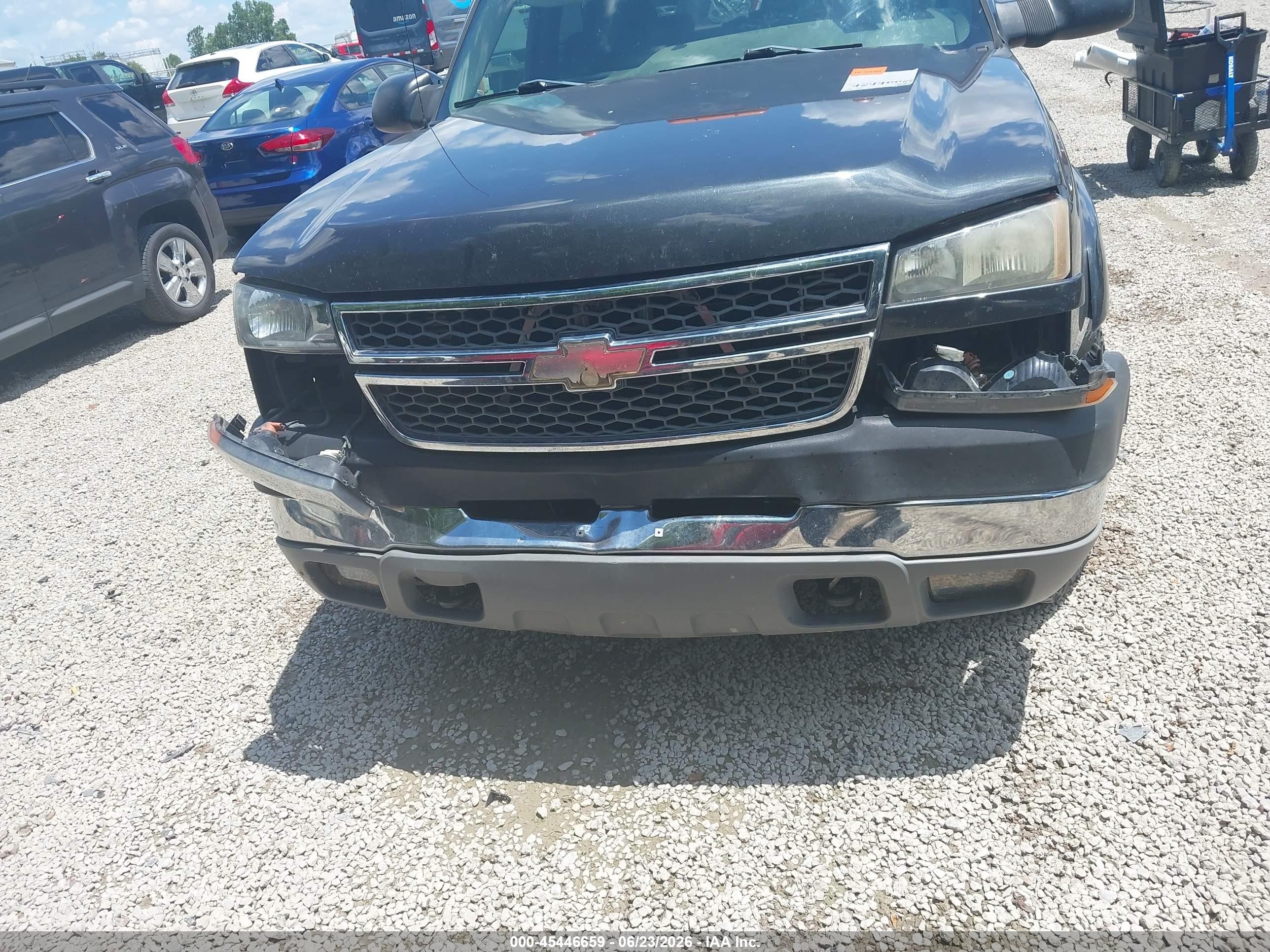 2005 Chevrolet Silverado 2500hd Ls Black vin: 1GCHK23225F868494