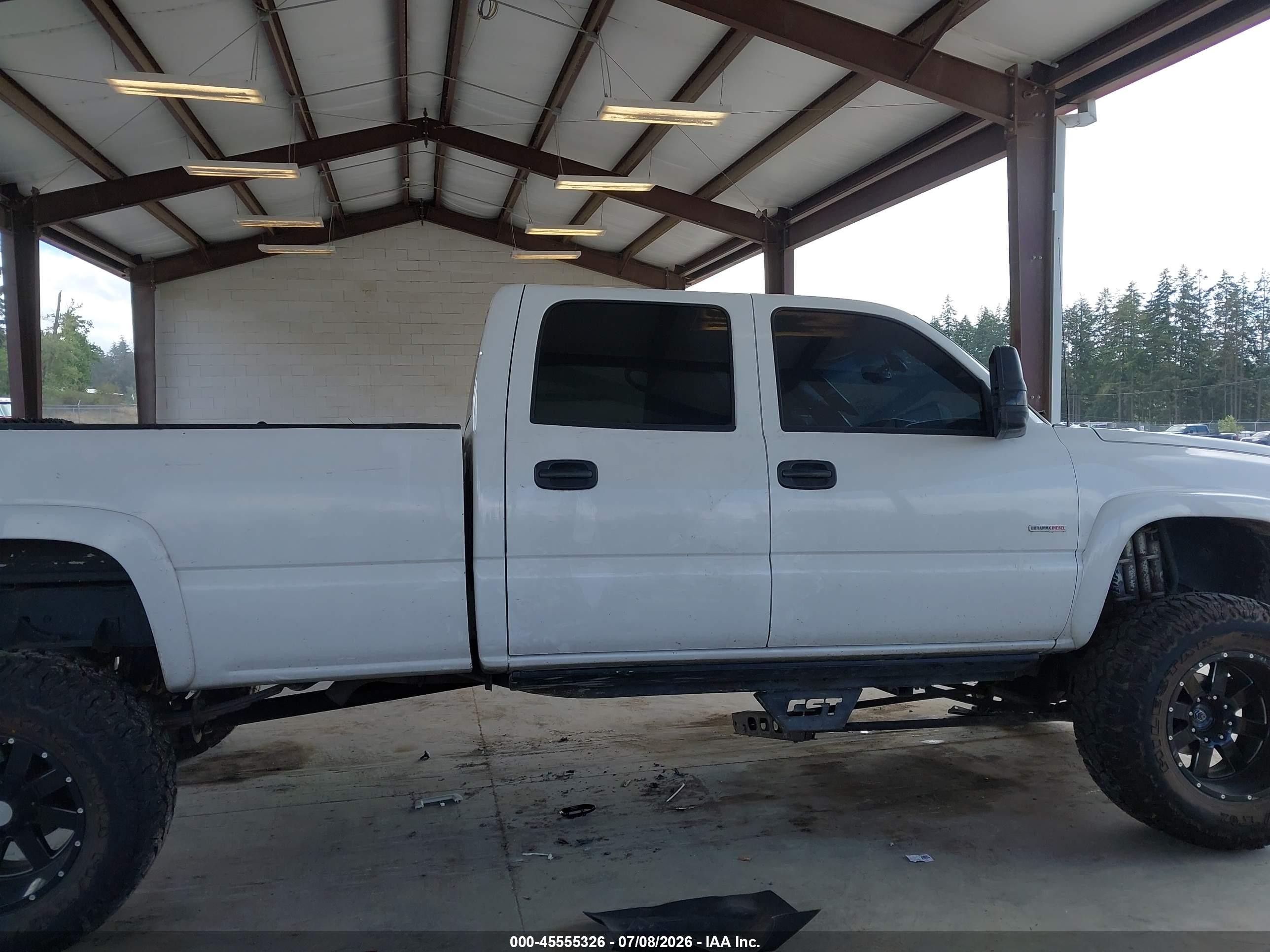 2004 Chevrolet Silverado 2500hd Ls White vin: 1GCHK23244F209279