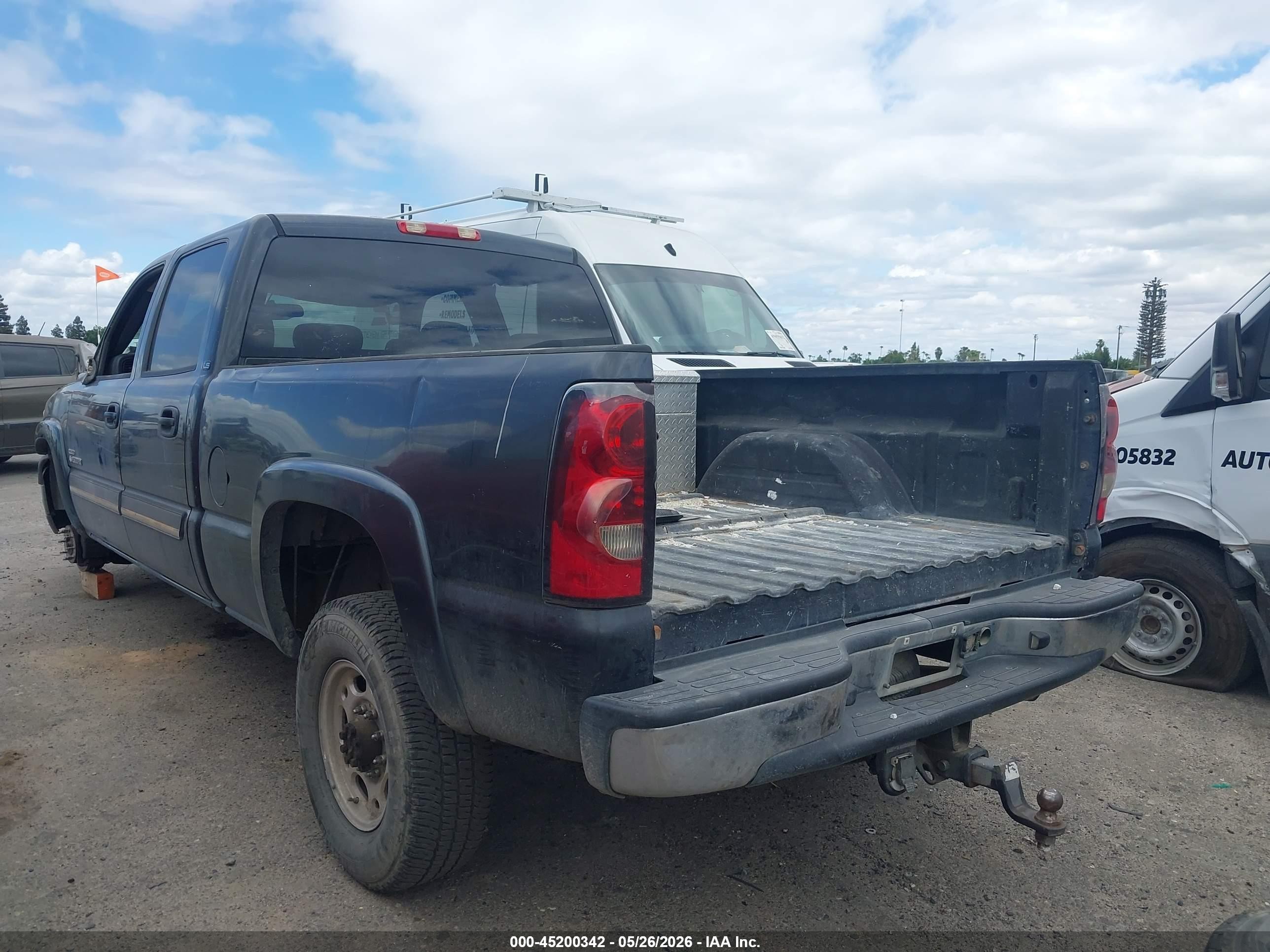 2005 Chevrolet Silverado 2500hd Ls Gray vin: 1GCHK23245F848814