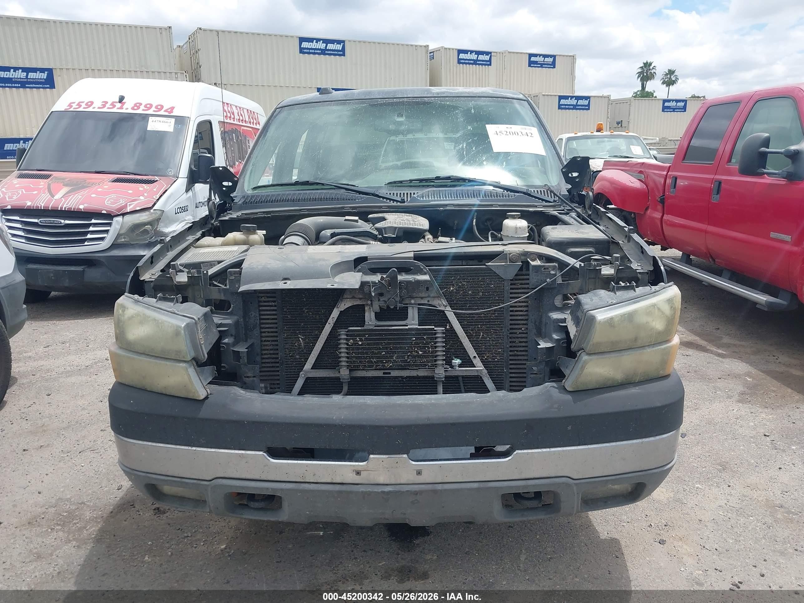 2005 Chevrolet Silverado 2500hd Ls Gray vin: 1GCHK23245F848814