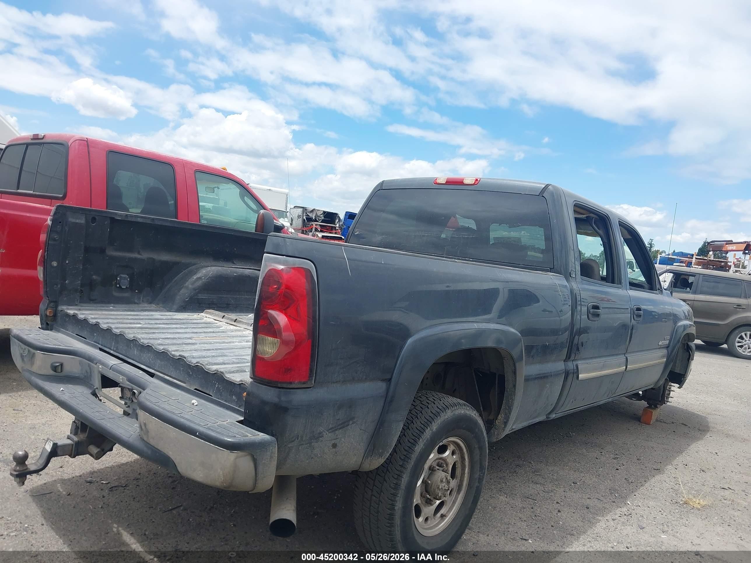 2005 Chevrolet Silverado 2500hd Ls Gray vin: 1GCHK23245F848814