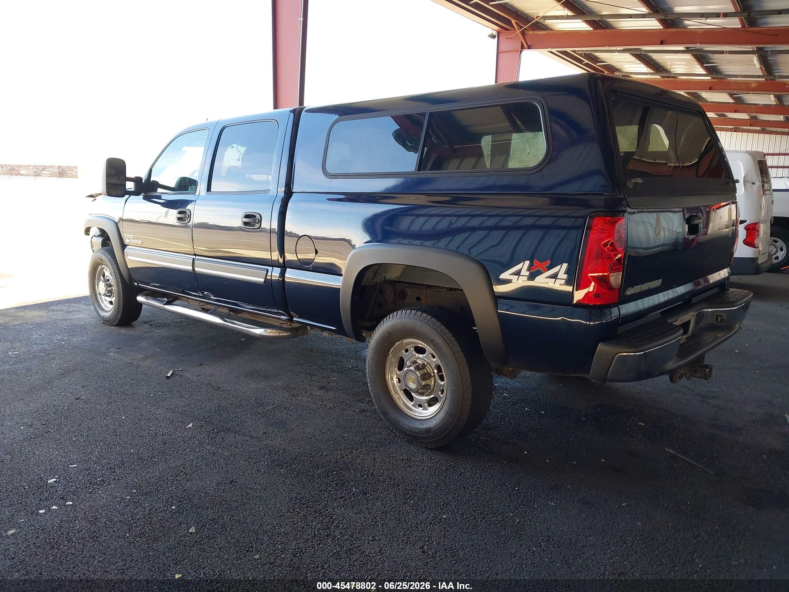 2006 Chevrolet Silverado 2500hd Lt2 Blue vin: 1GCHK23266F133275