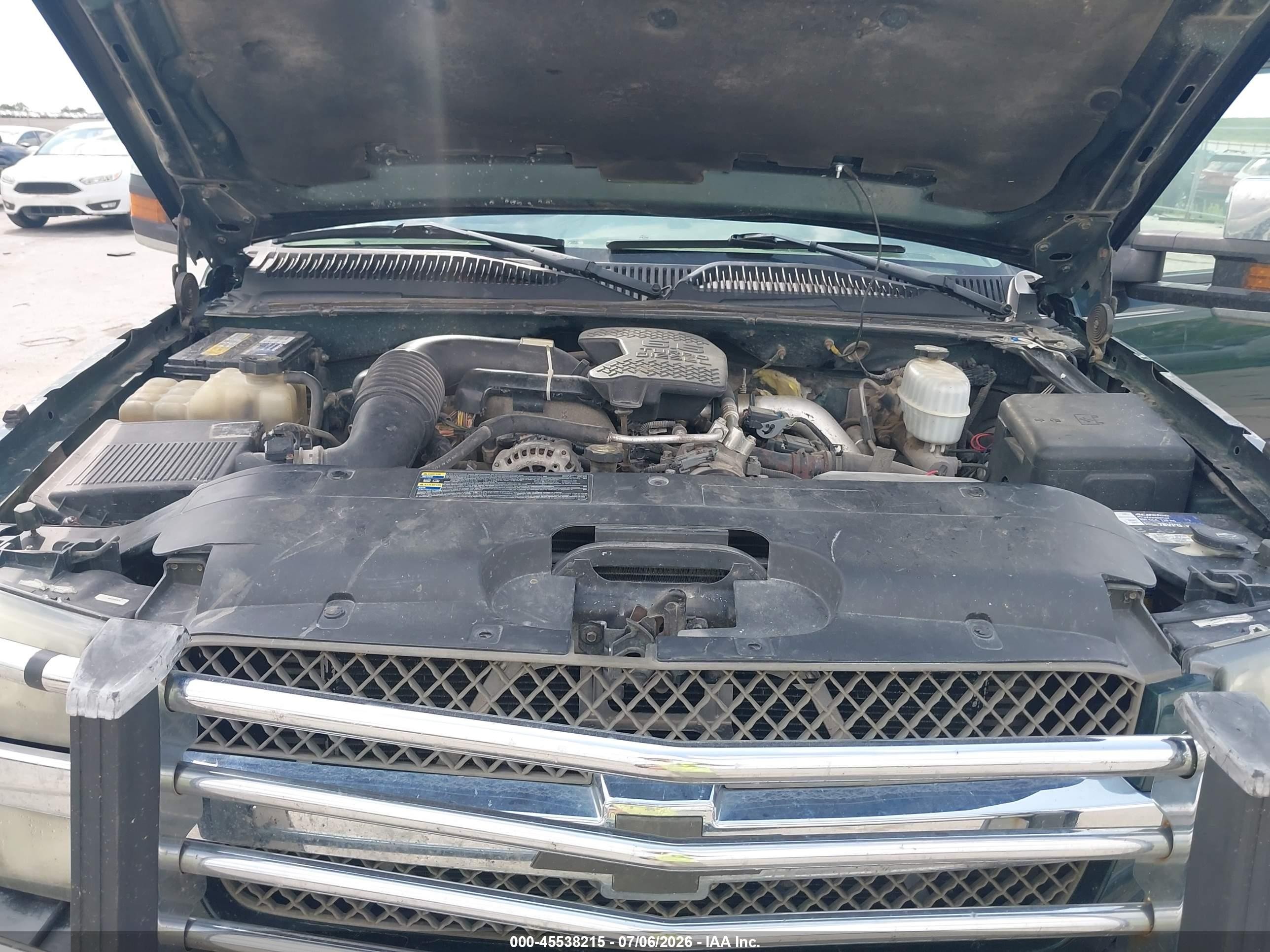 2004 Chevrolet Silverado 2500hd Ls Green vin: 1GCHK23274F210149