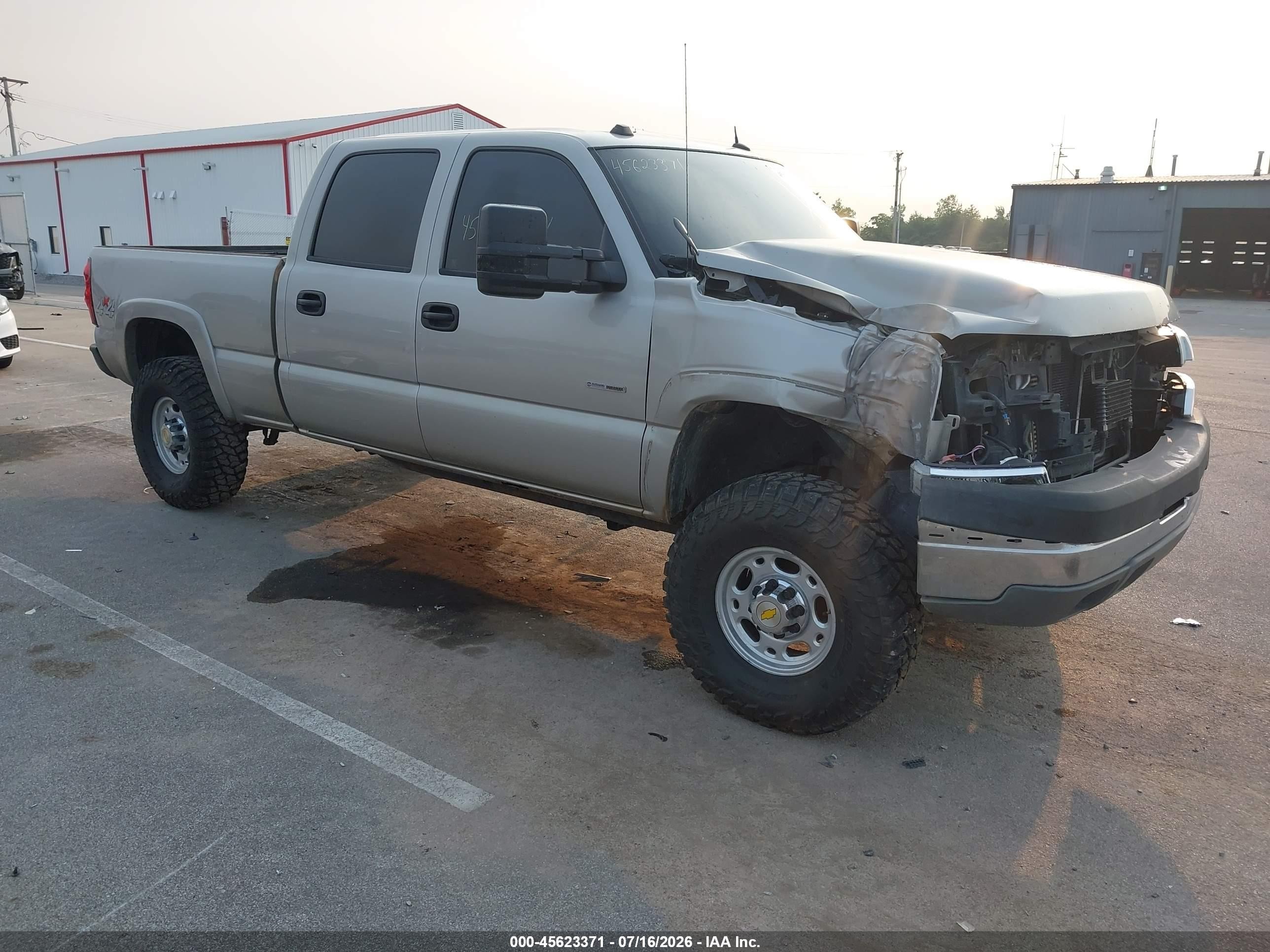 2005 Chevrolet Silverado 2500hd Lt Tan vin: 1GCHK23275F800160