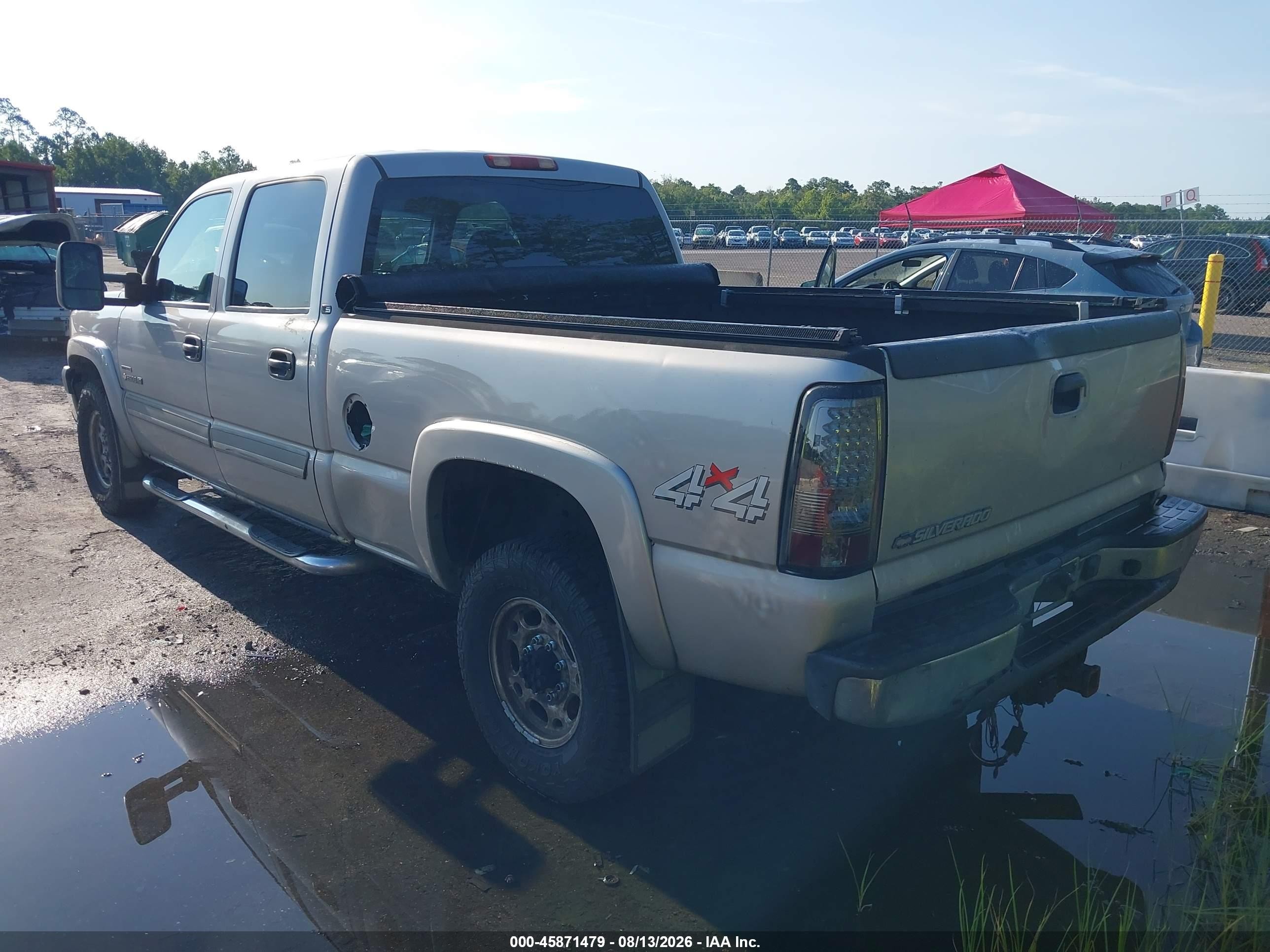 2005 Chevrolet Silverado 2500hd Ls/lt/work Truck Gray vin: 1GCHK23275F928513