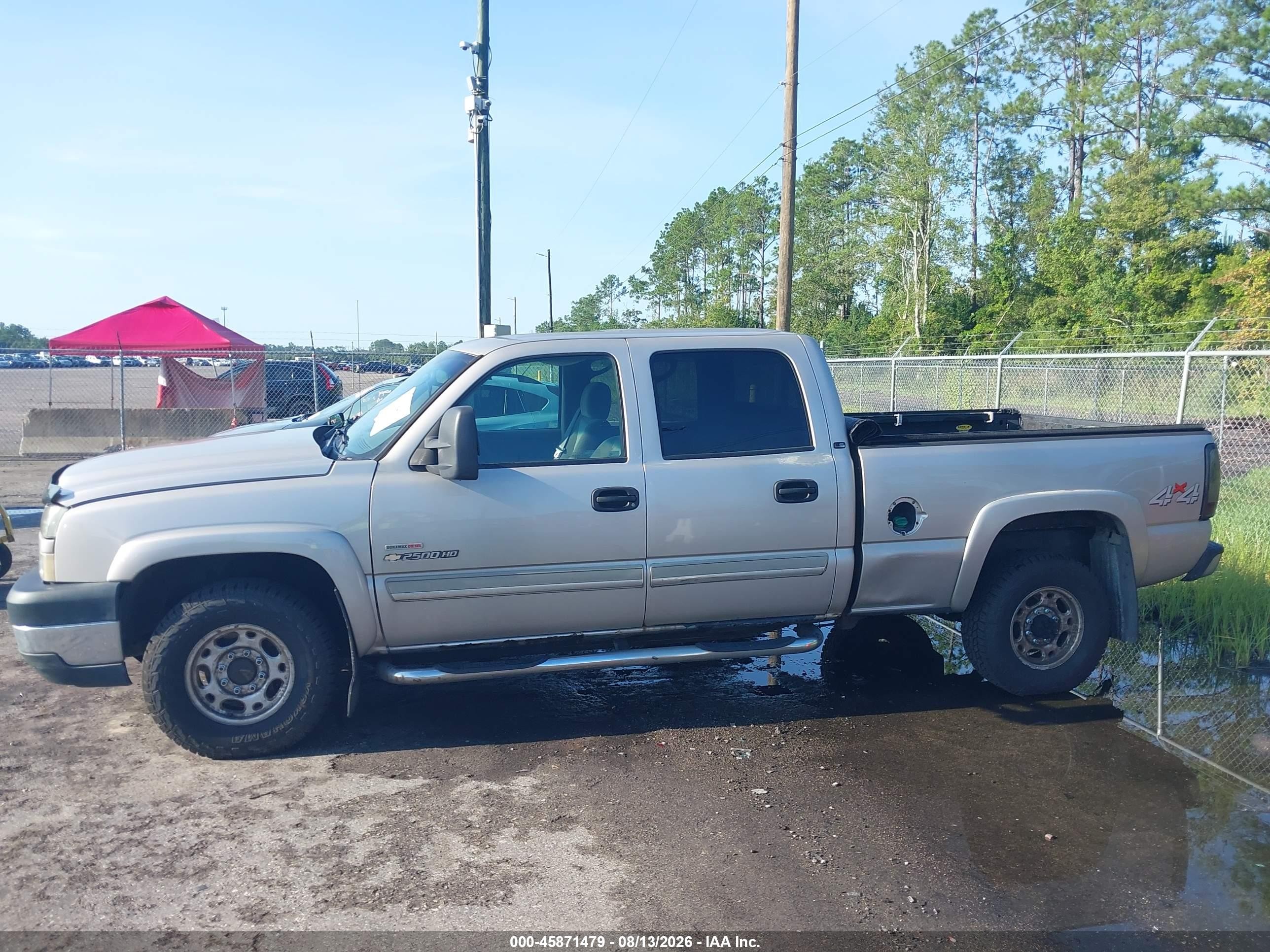 2005 Chevrolet Silverado 2500hd Ls/lt/work Truck Gray vin: 1GCHK23275F928513