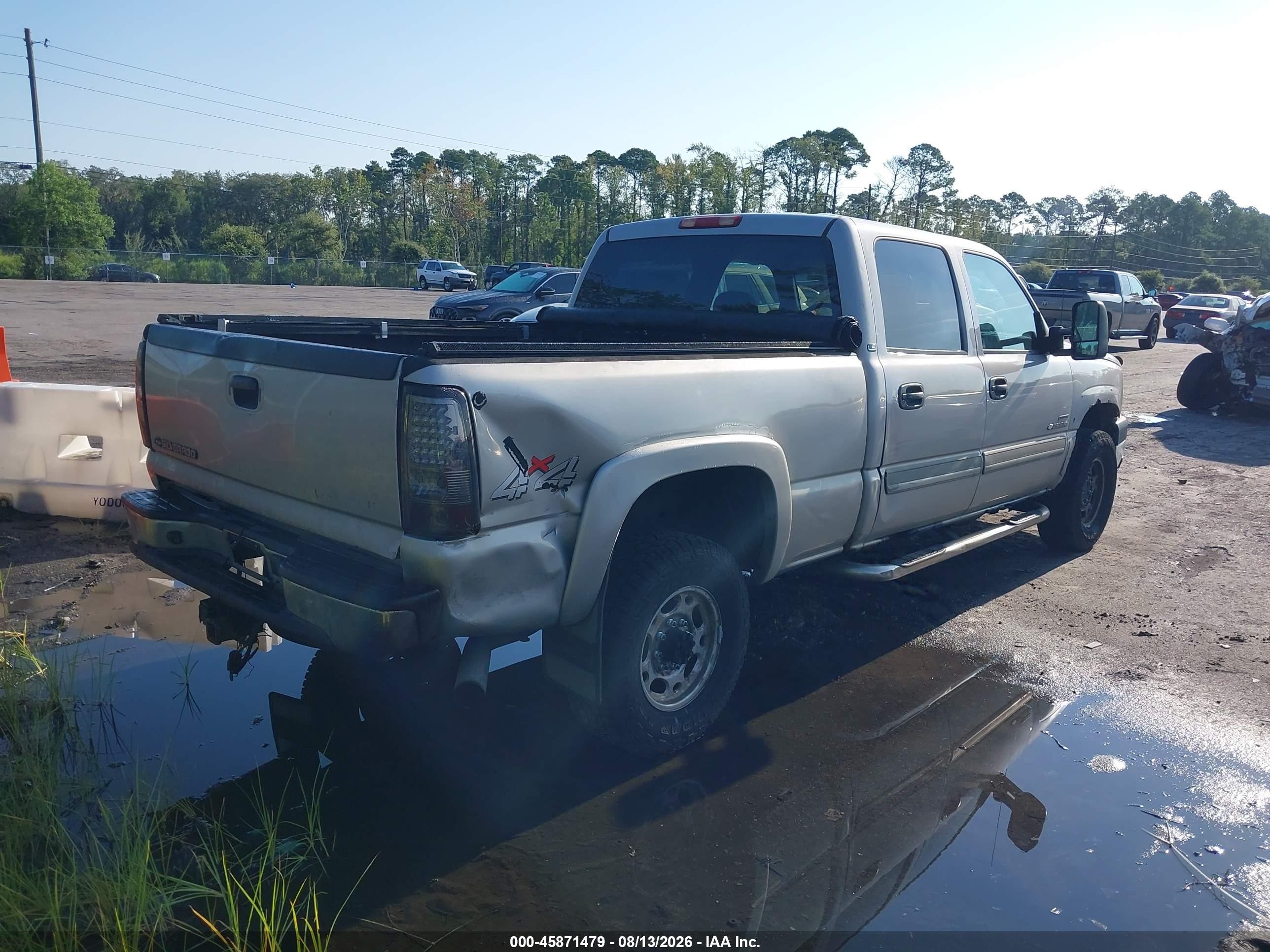 2005 Chevrolet Silverado 2500hd Ls/lt/work Truck Gray vin: 1GCHK23275F928513
