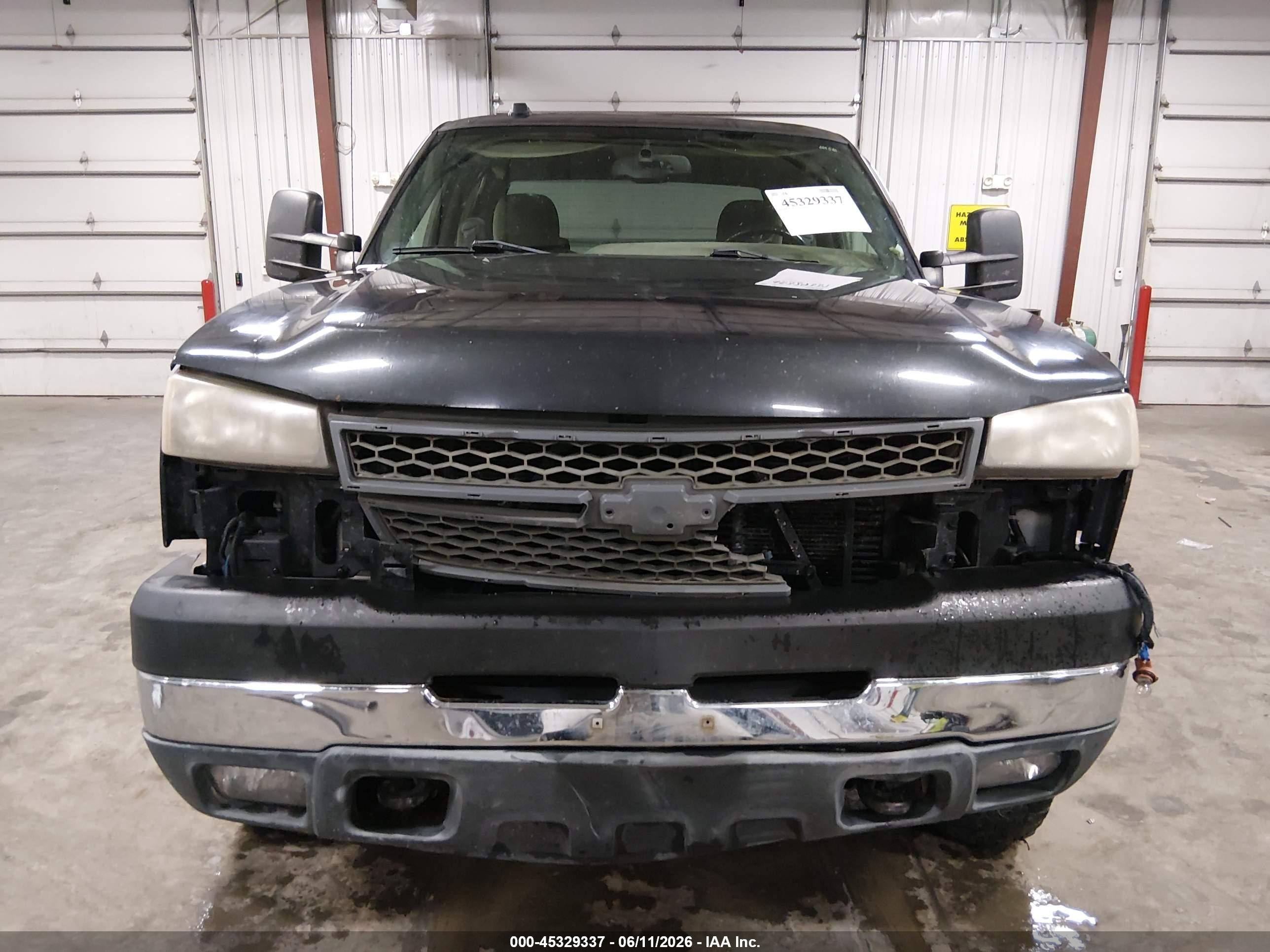 2005 Chevrolet Silverado 2500hd Ls Gray vin: 1GCHK23295F874261