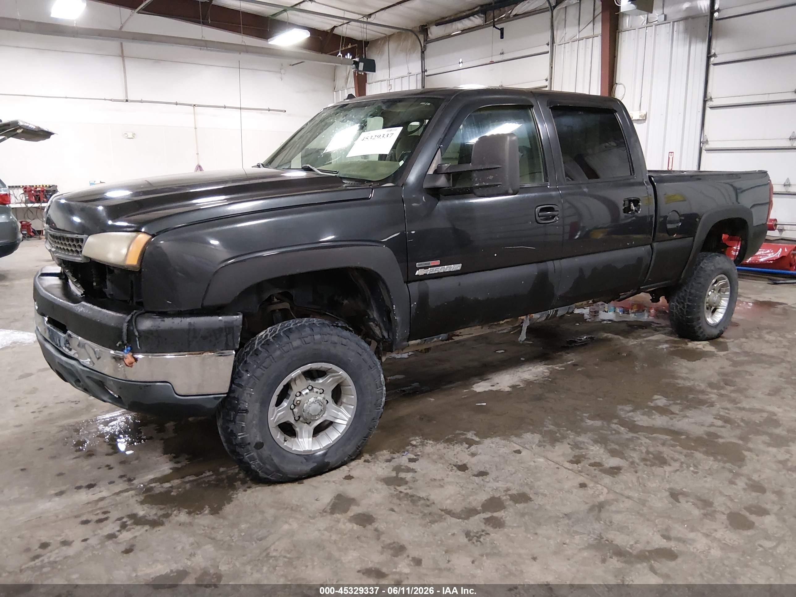2005 Chevrolet Silverado 2500hd Ls Gray vin: 1GCHK23295F874261