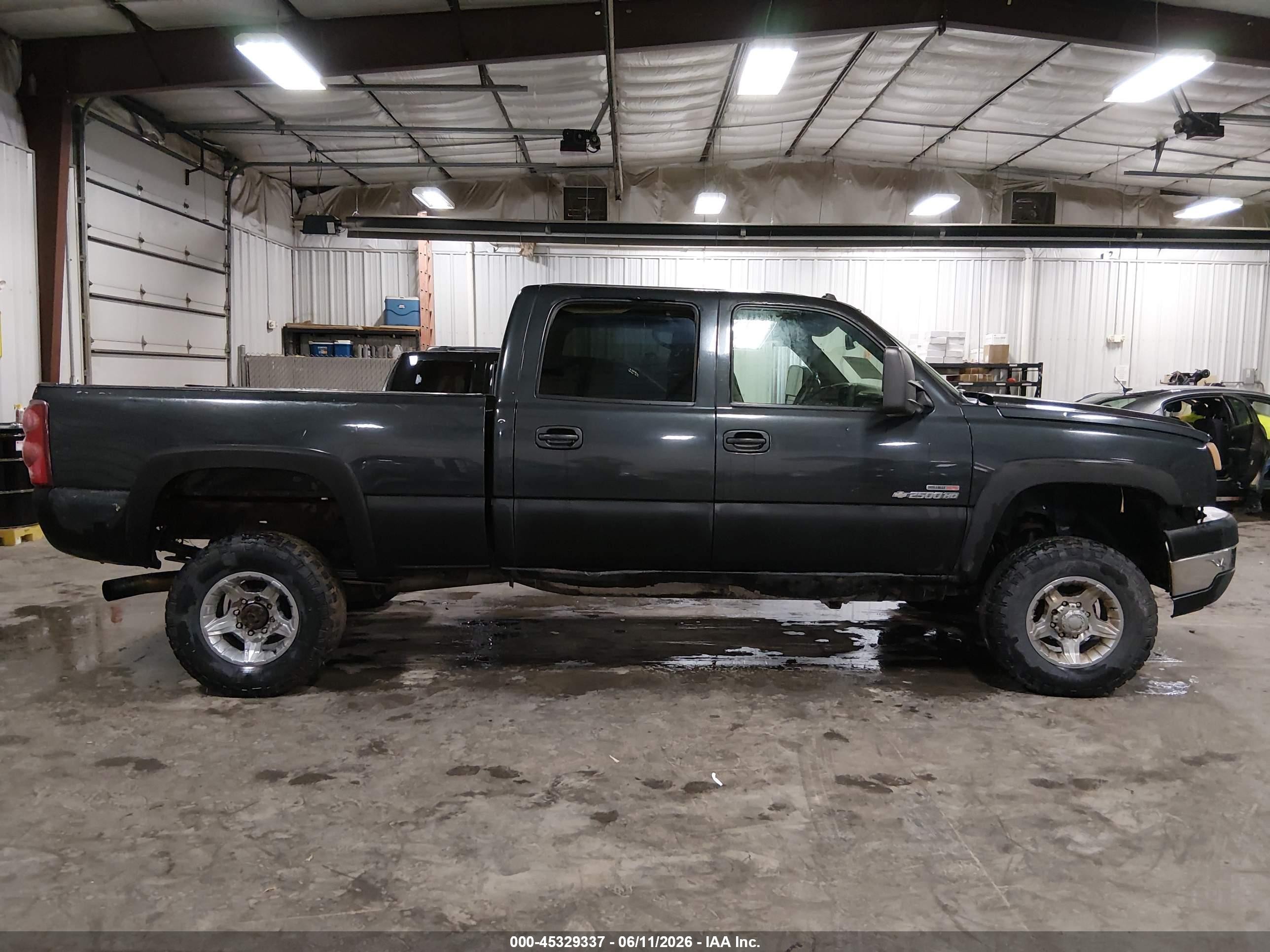 2005 Chevrolet Silverado 2500hd Ls Gray vin: 1GCHK23295F874261