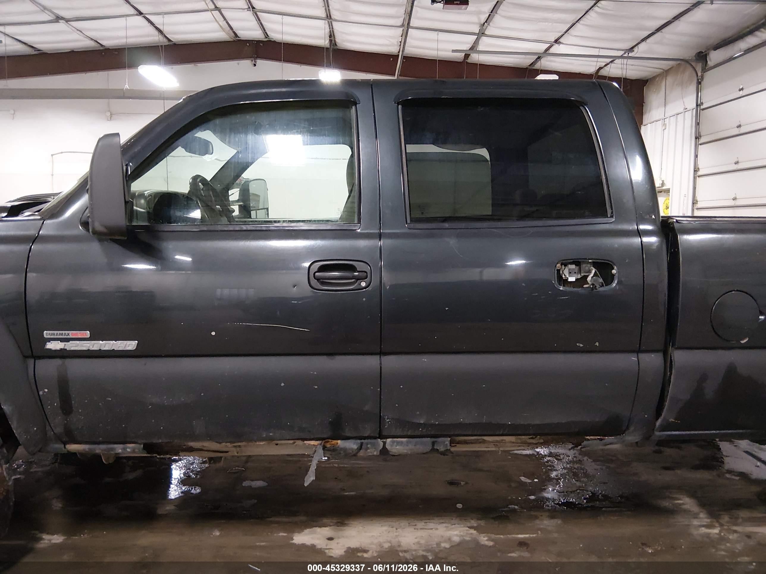 2005 Chevrolet Silverado 2500hd Ls Gray vin: 1GCHK23295F874261