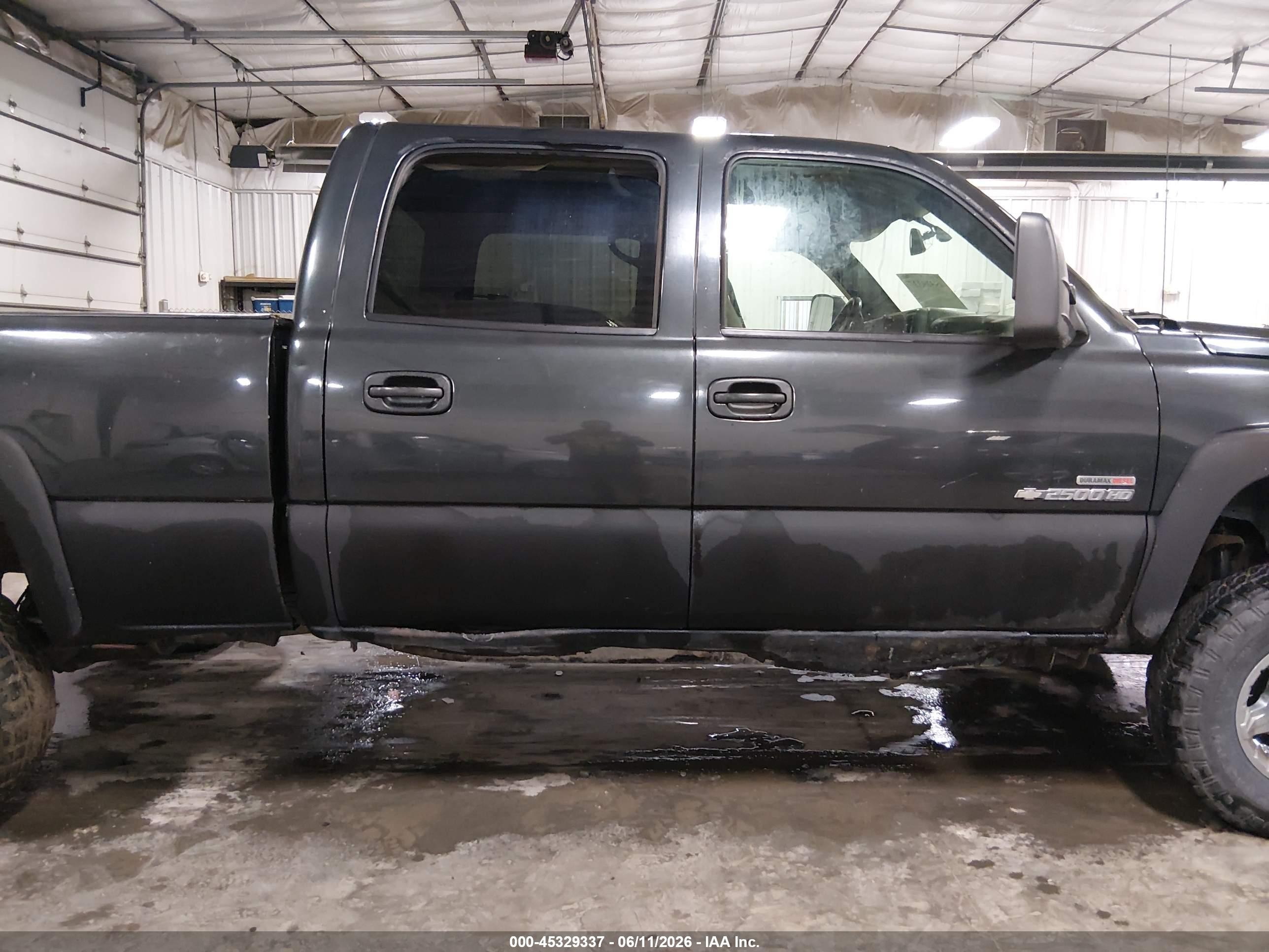 2005 Chevrolet Silverado 2500hd Ls Gray vin: 1GCHK23295F874261