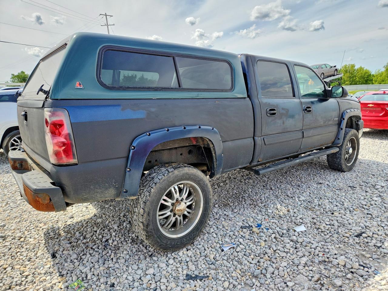 2005 Chevrolet Silverado K2500 Heavy Duty Blue vin: 1GCHK232X5F900575