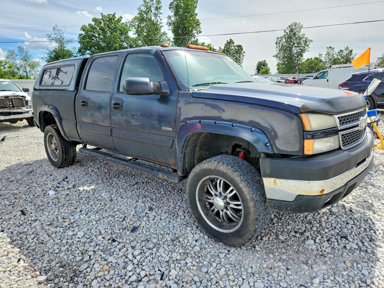 2005 Chevrolet Silverado K2500 Heavy Duty Blue vin: 1GCHK232X5F900575
