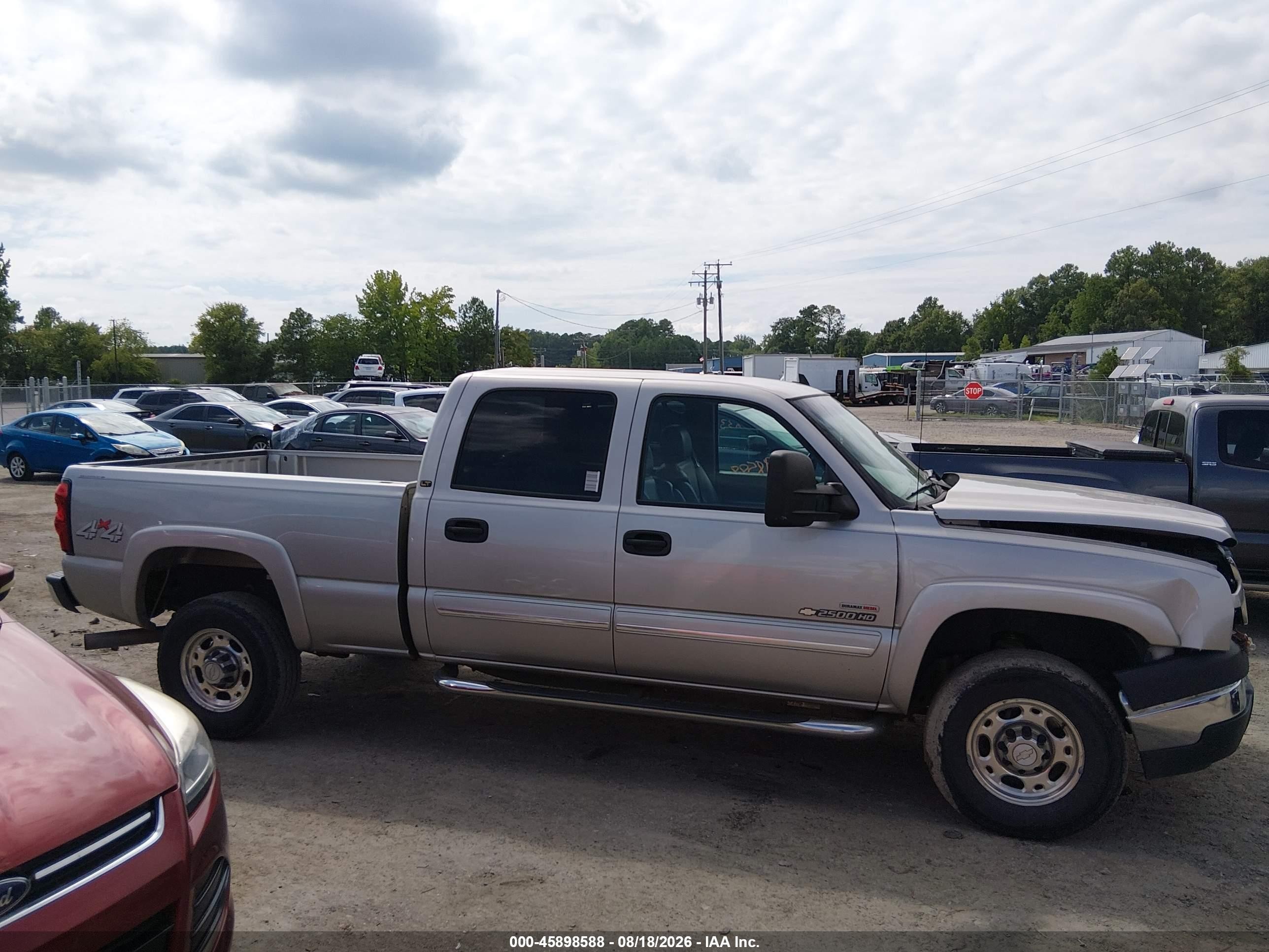 2006 Chevrolet Silverado 2500hd Lt3 Gray vin: 1GCHK232X6F137491