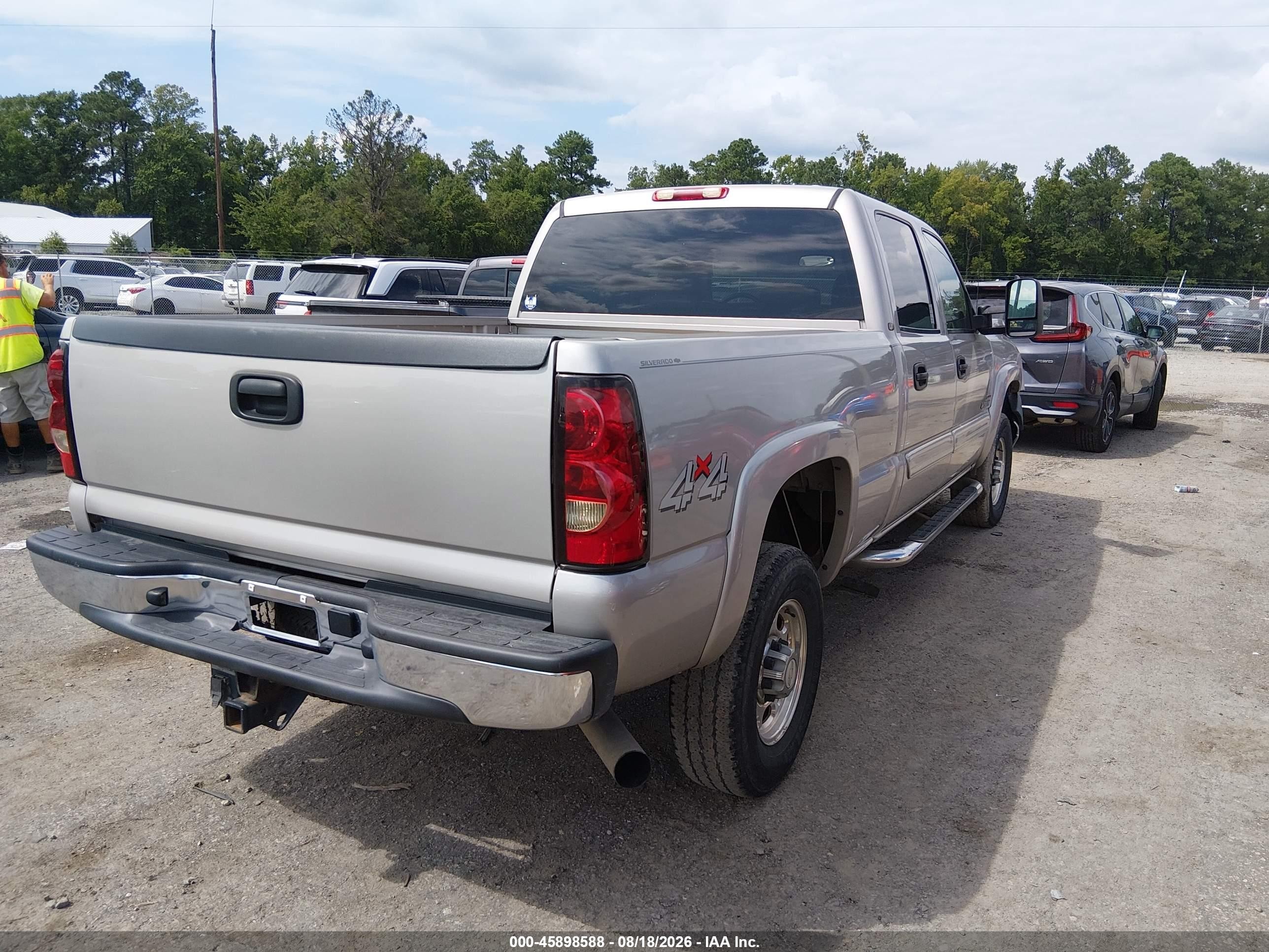 2006 Chevrolet Silverado 2500hd Lt3 Gray vin: 1GCHK232X6F137491