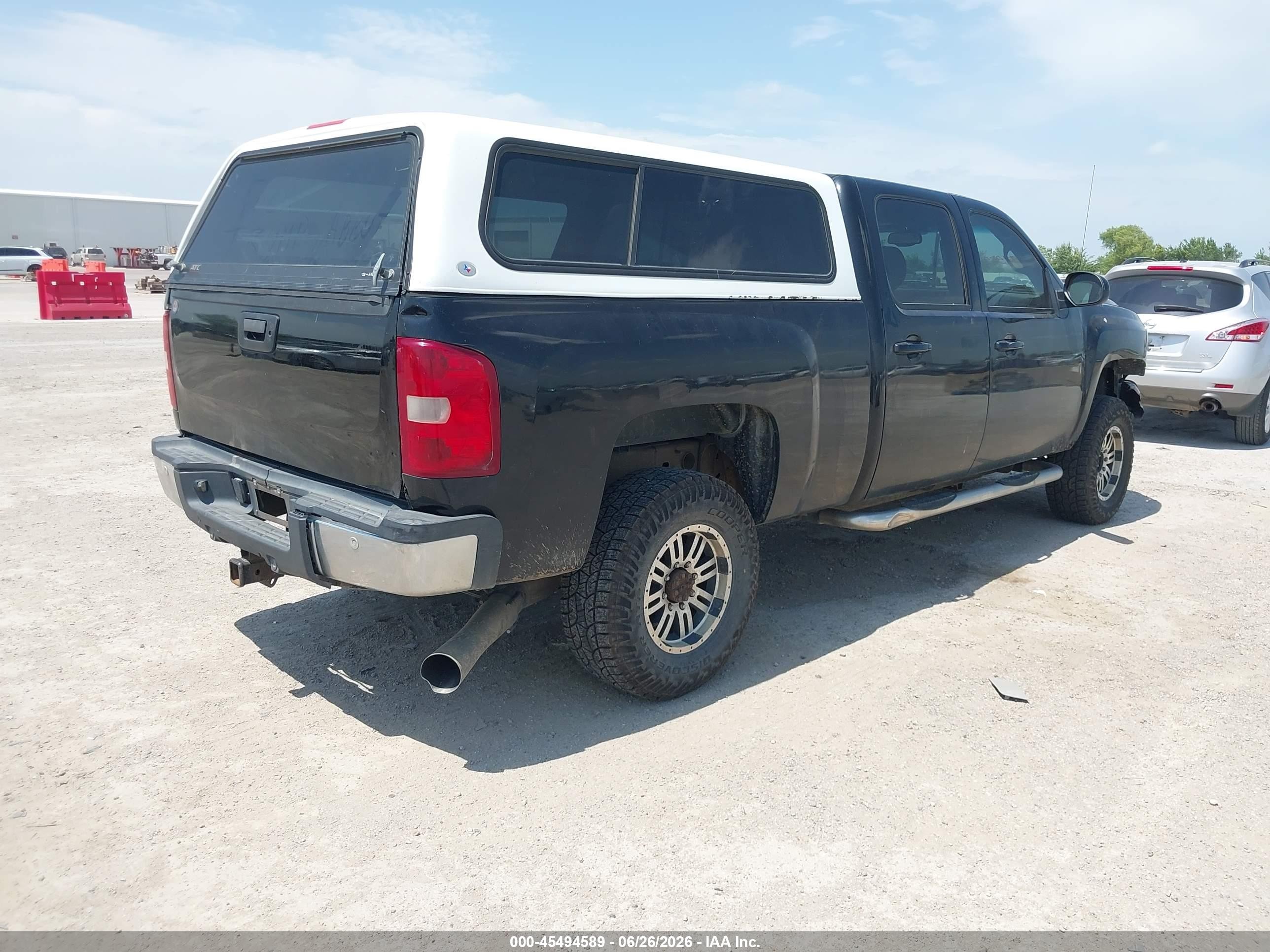 2008 Chevrolet Silverado 2500hd Ltz Black vin: 1GCHK23608F105235