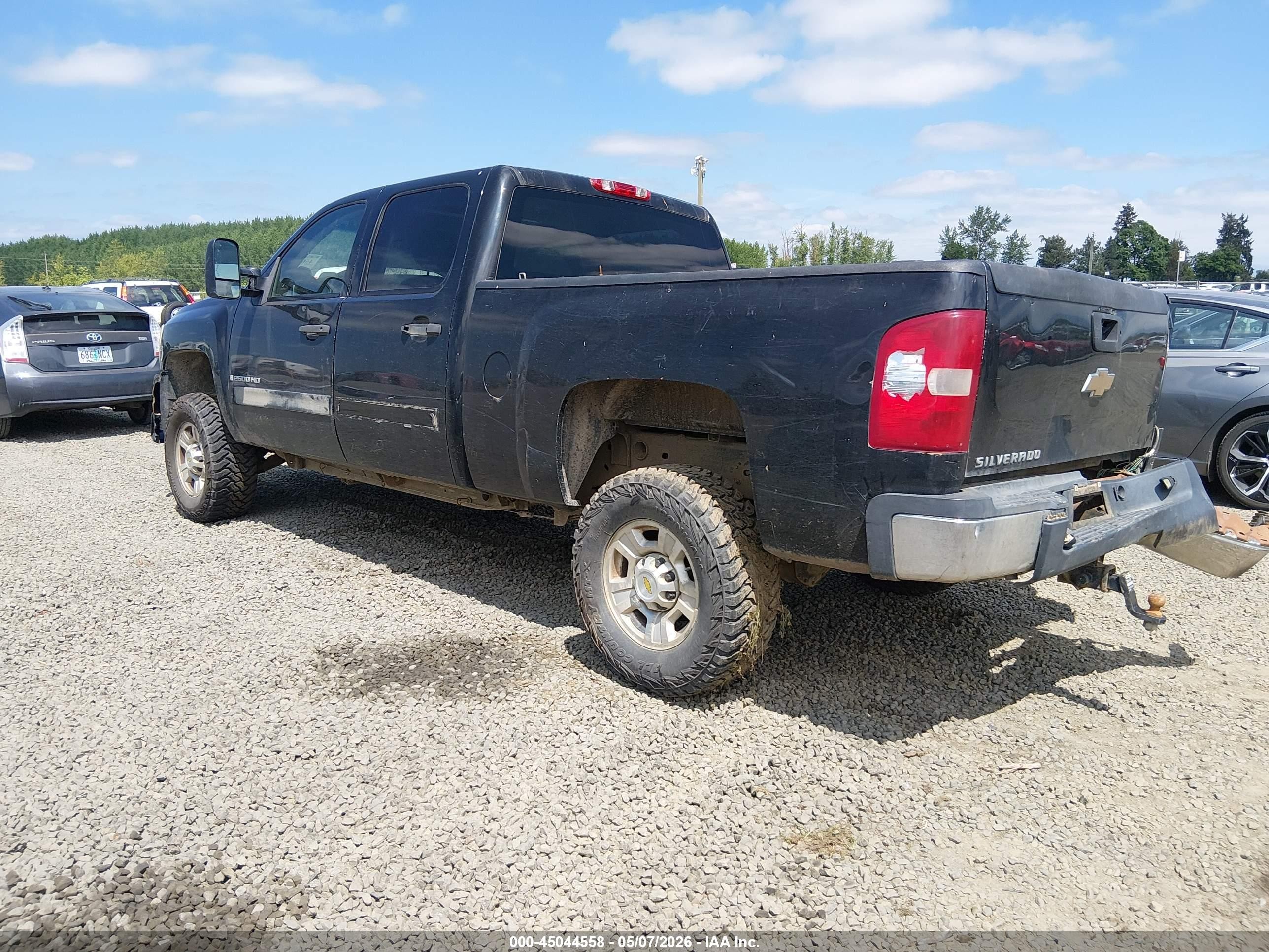 2007 Chevrolet Silverado 2500hd Lt1 Black vin: 1GCHK23617F515699