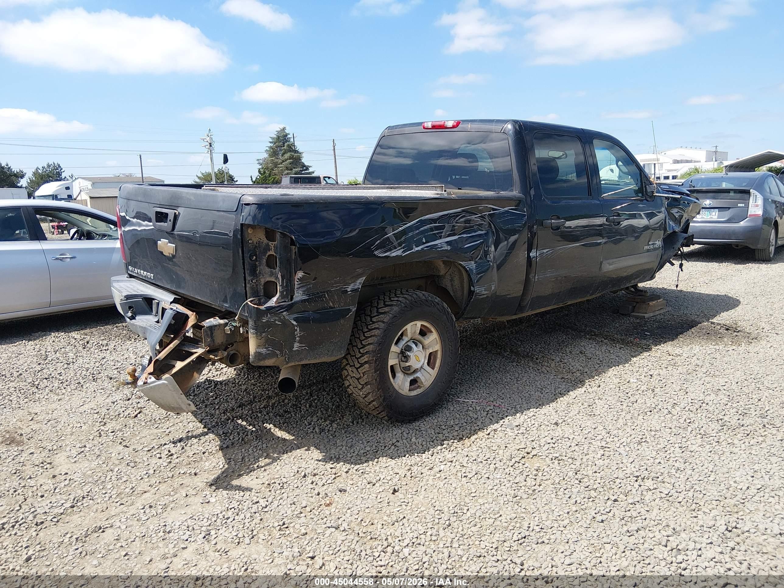 2007 Chevrolet Silverado 2500hd Lt1 Black vin: 1GCHK23617F515699