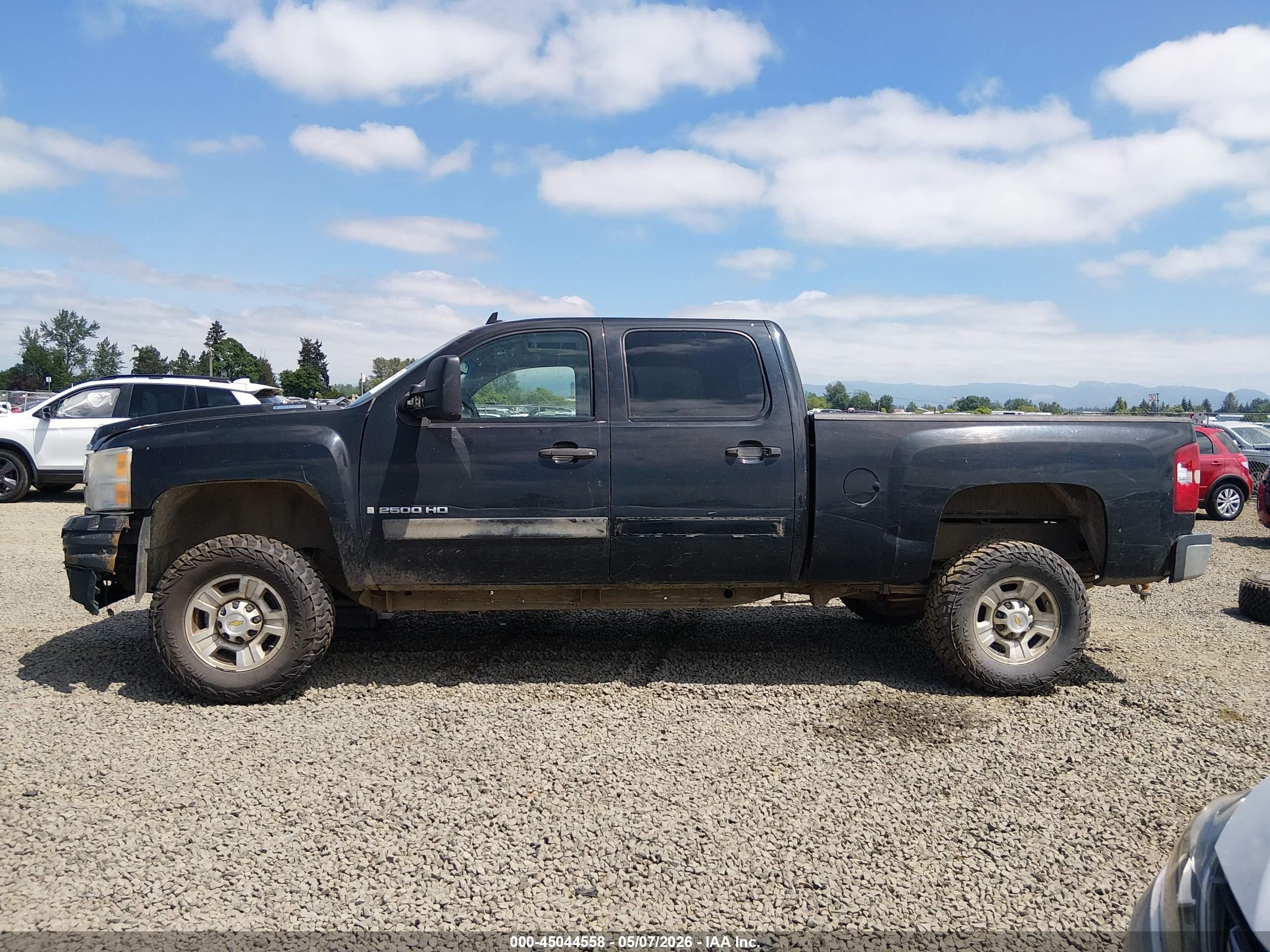 2007 Chevrolet Silverado 2500hd Lt1 Black vin: 1GCHK23617F515699