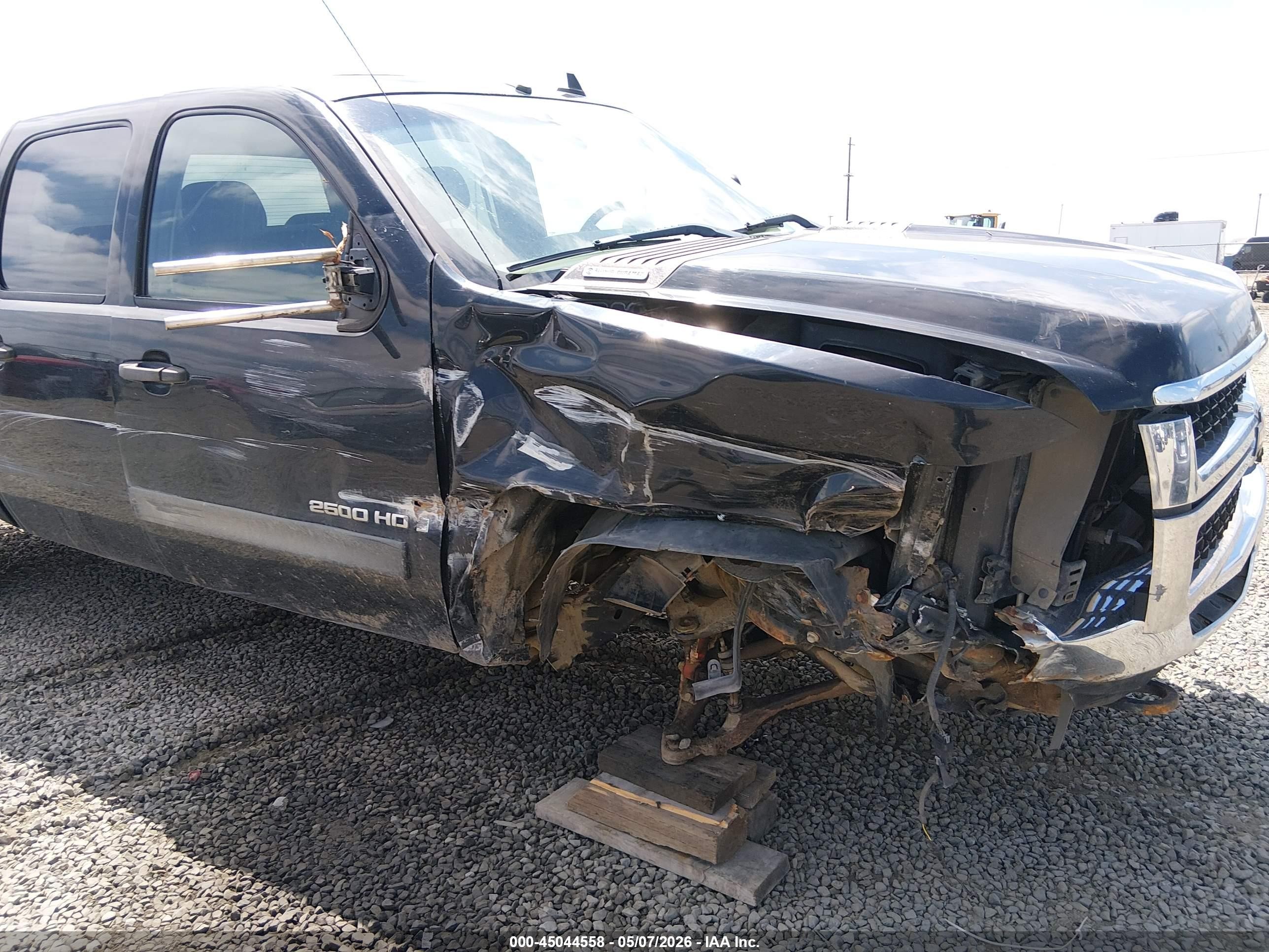 2007 Chevrolet Silverado 2500hd Lt1 Black vin: 1GCHK23617F515699