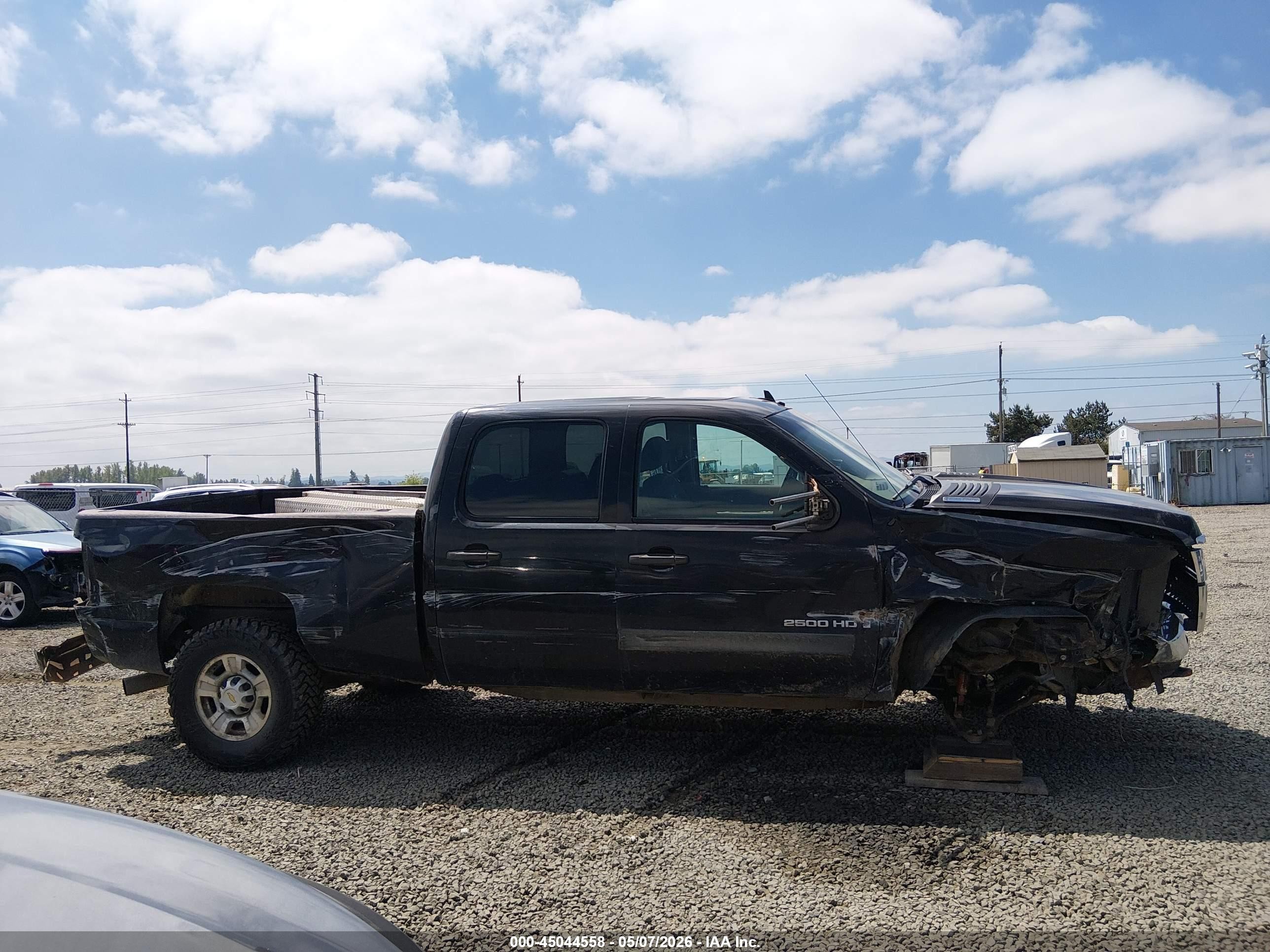 2007 Chevrolet Silverado 2500hd Lt1 Black vin: 1GCHK23617F515699